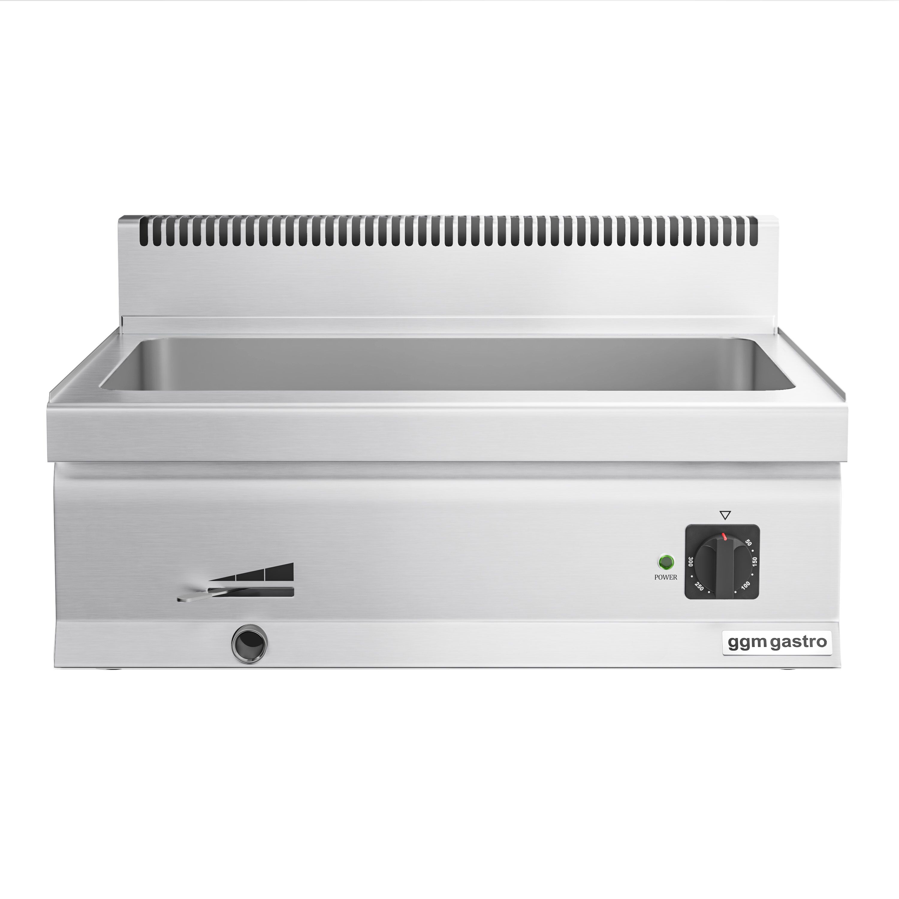 Bain-marie électrique – 2,4 kW – 2 × GN 1/1 ou 4 × GN 1/2