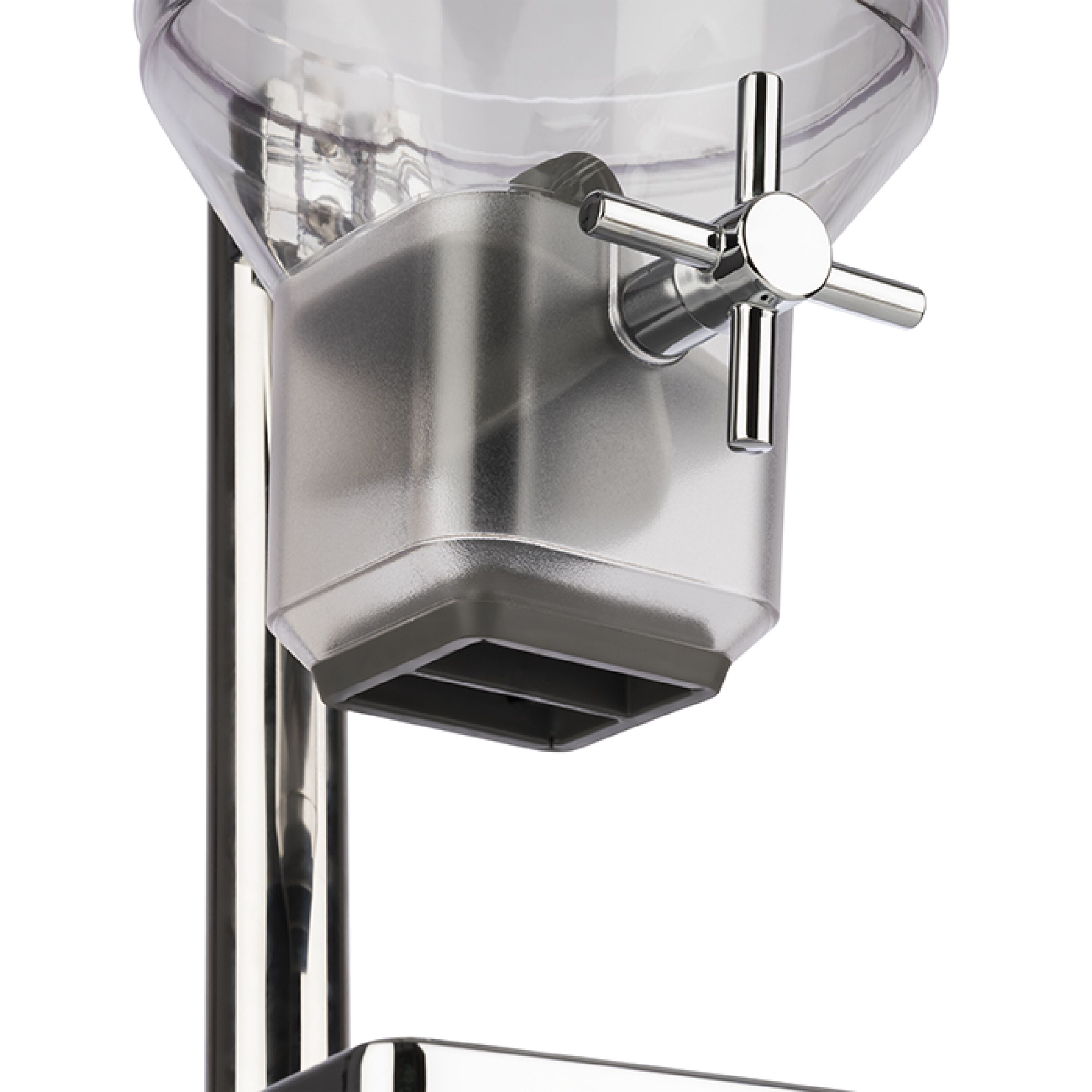 Müslidispenser - FRESH+EASY - 1 plastbehållare - 4,5 l - ställ i rostfritt stål - vridvred