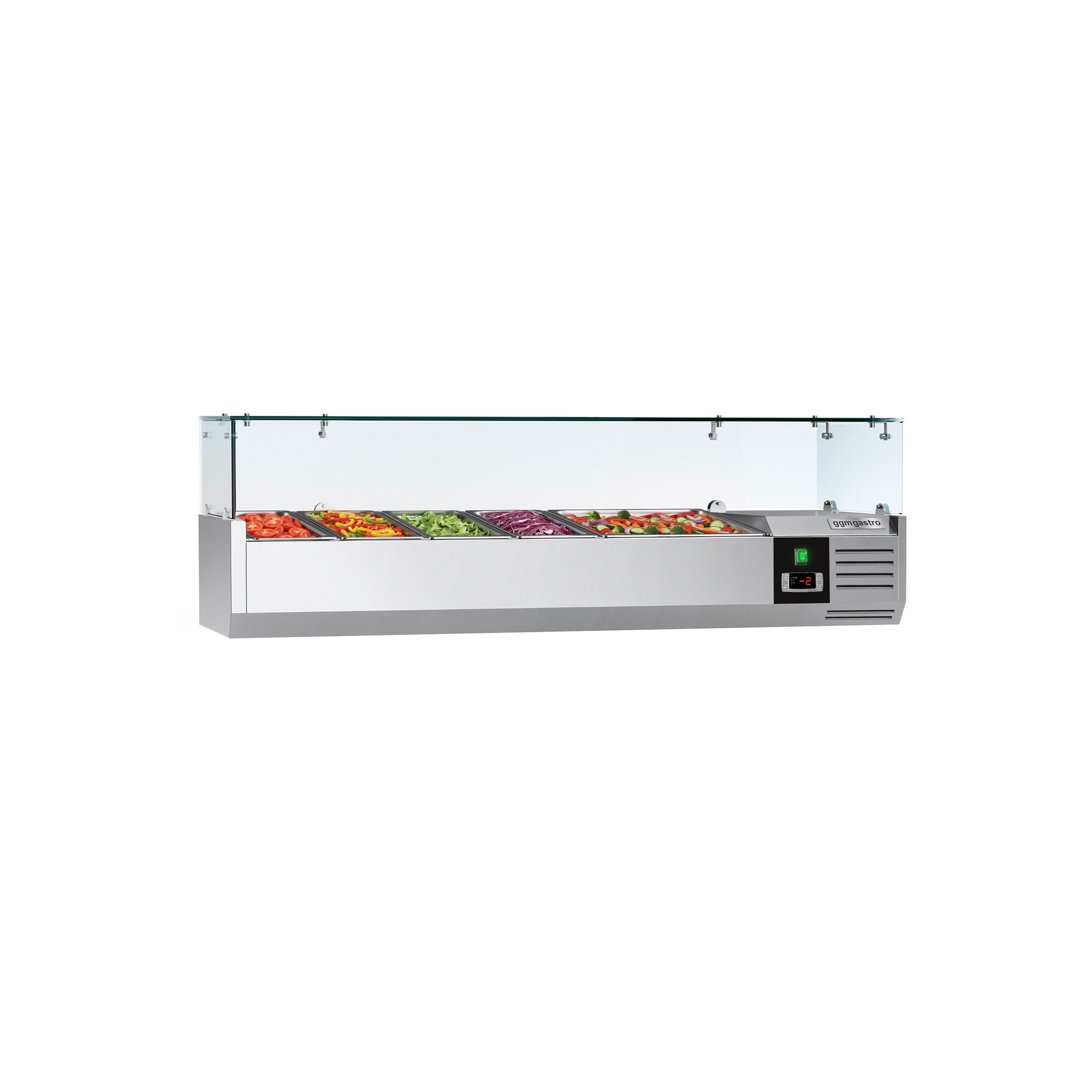 Vitrine Réfrigérée à Ingrédients PREMIUM - 1400x460mm - 6x GN 1/3