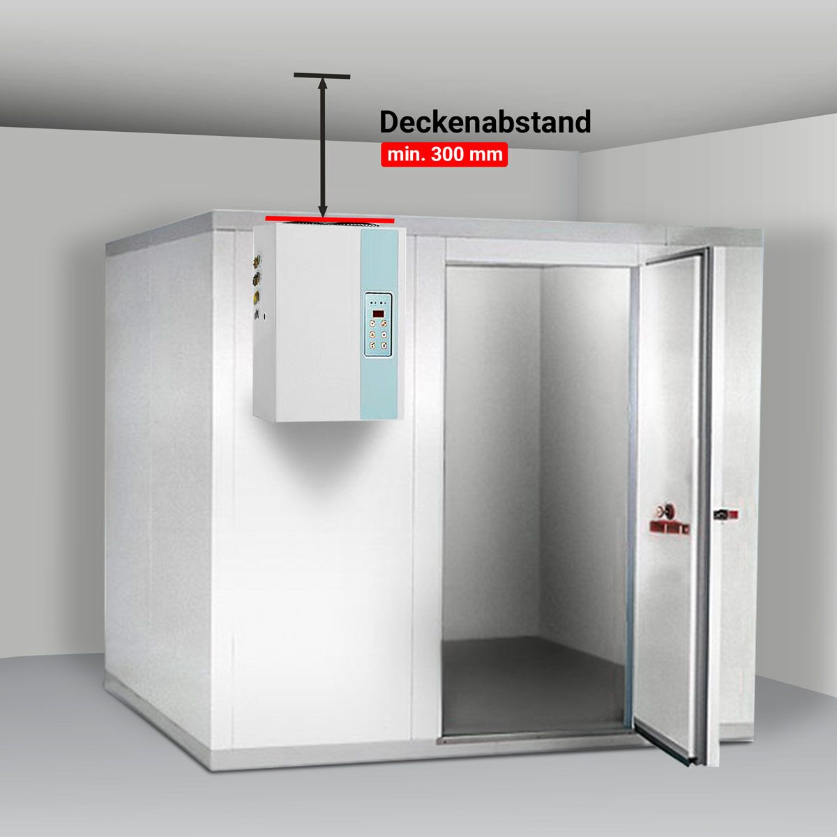 Commercial Remote Split System Freezer Pack - max. for 7.3 m³ - IP rating IP 23 - 1W