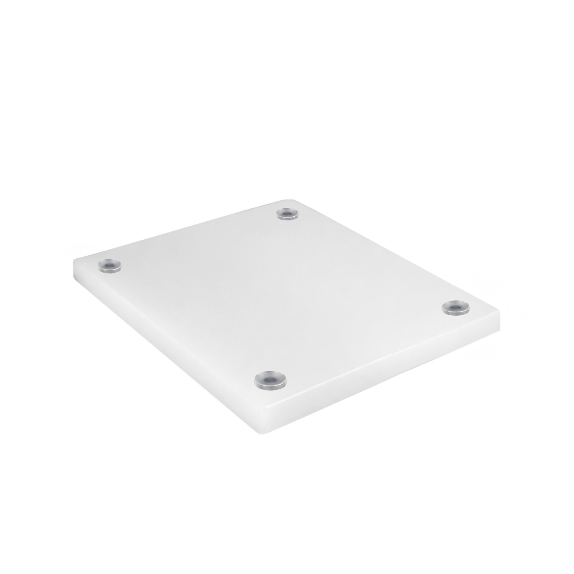 Planche à découper antidérapante - 325x530mm - Épaisseur: 20mm - Conforme HACCP - PEHD 500 - Blanc
