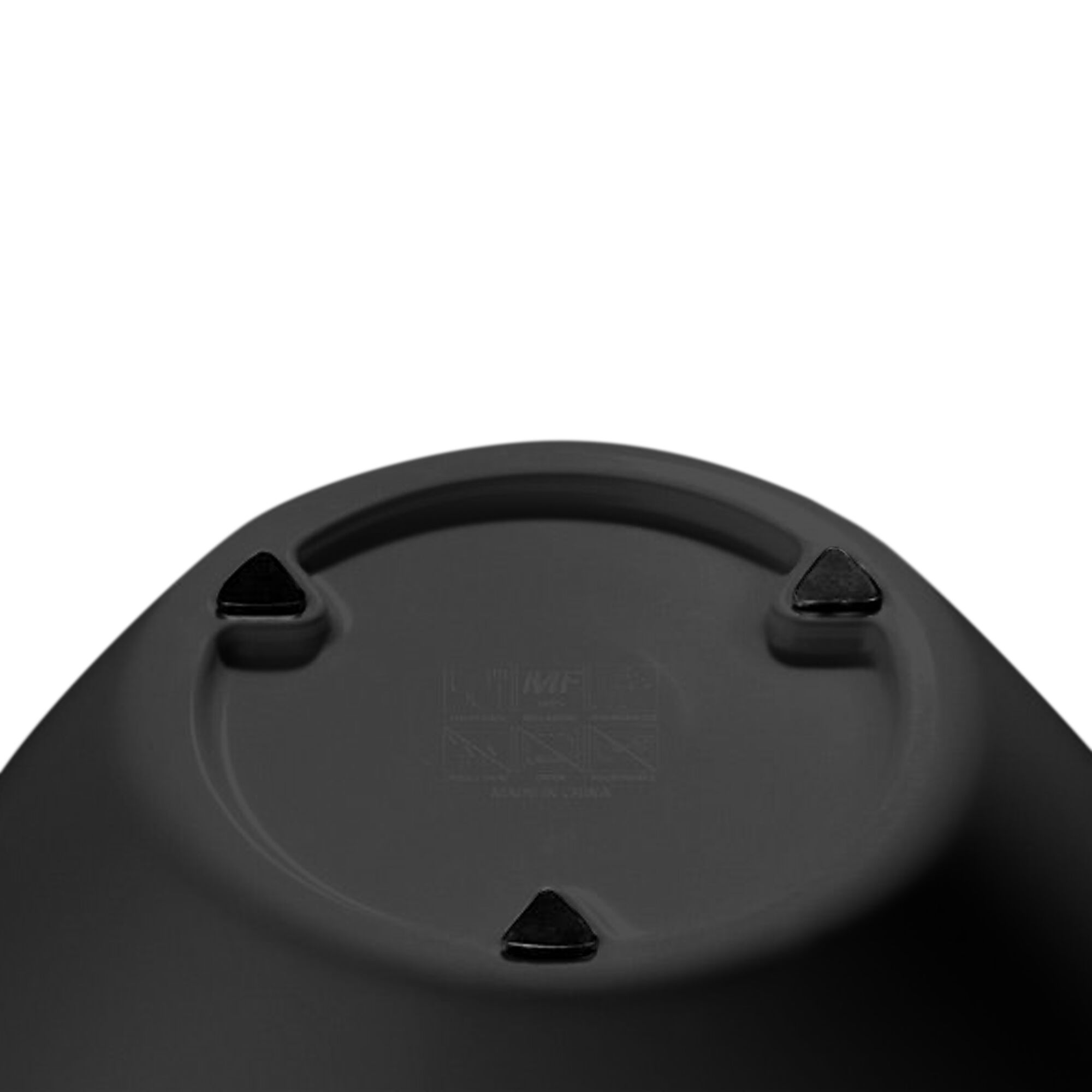 (6 pcs) Coupe - BALANCE - Mélamine - 2,5L - carré - 245x245mm - Profondeur : 150mm - Noir