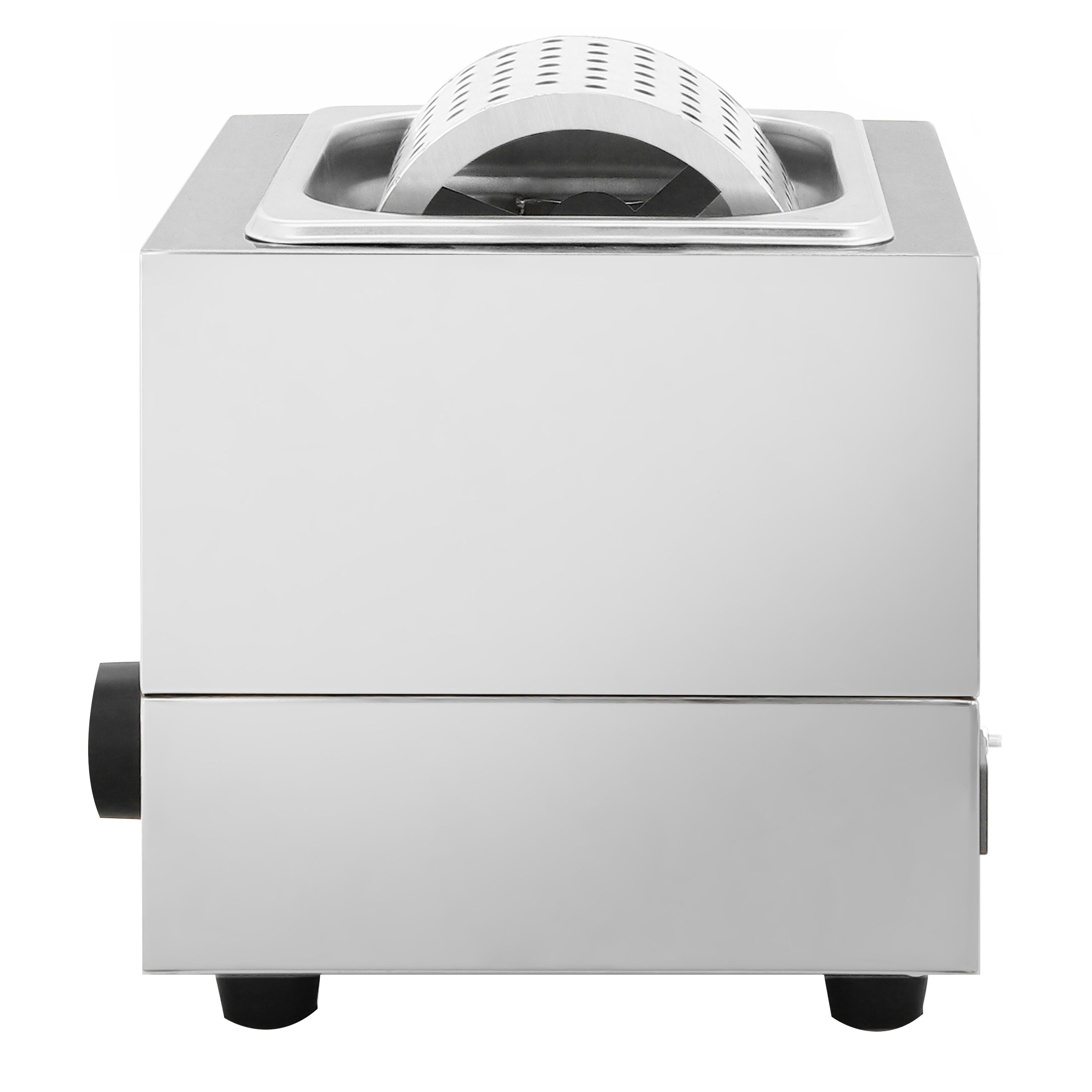 Roue à beurre chauffante Professionnelle - Acier inoxydable - 500W - GN 1/6 - Profondeur 100mm