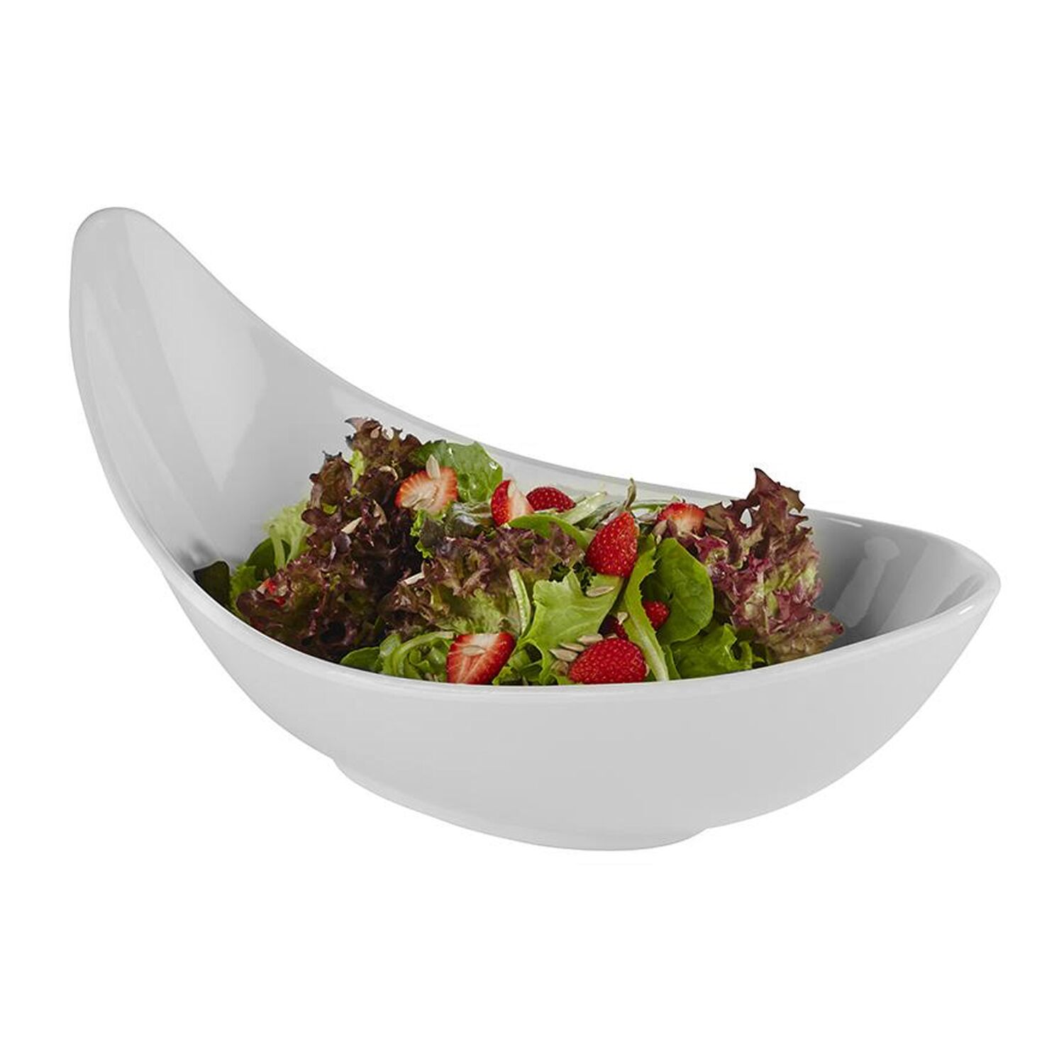 (6 pcs) Coupe - GLOBAL BUFFET - Mélamine - 3,3L - 440x250mm - Profondeur : 200mm - Blanc