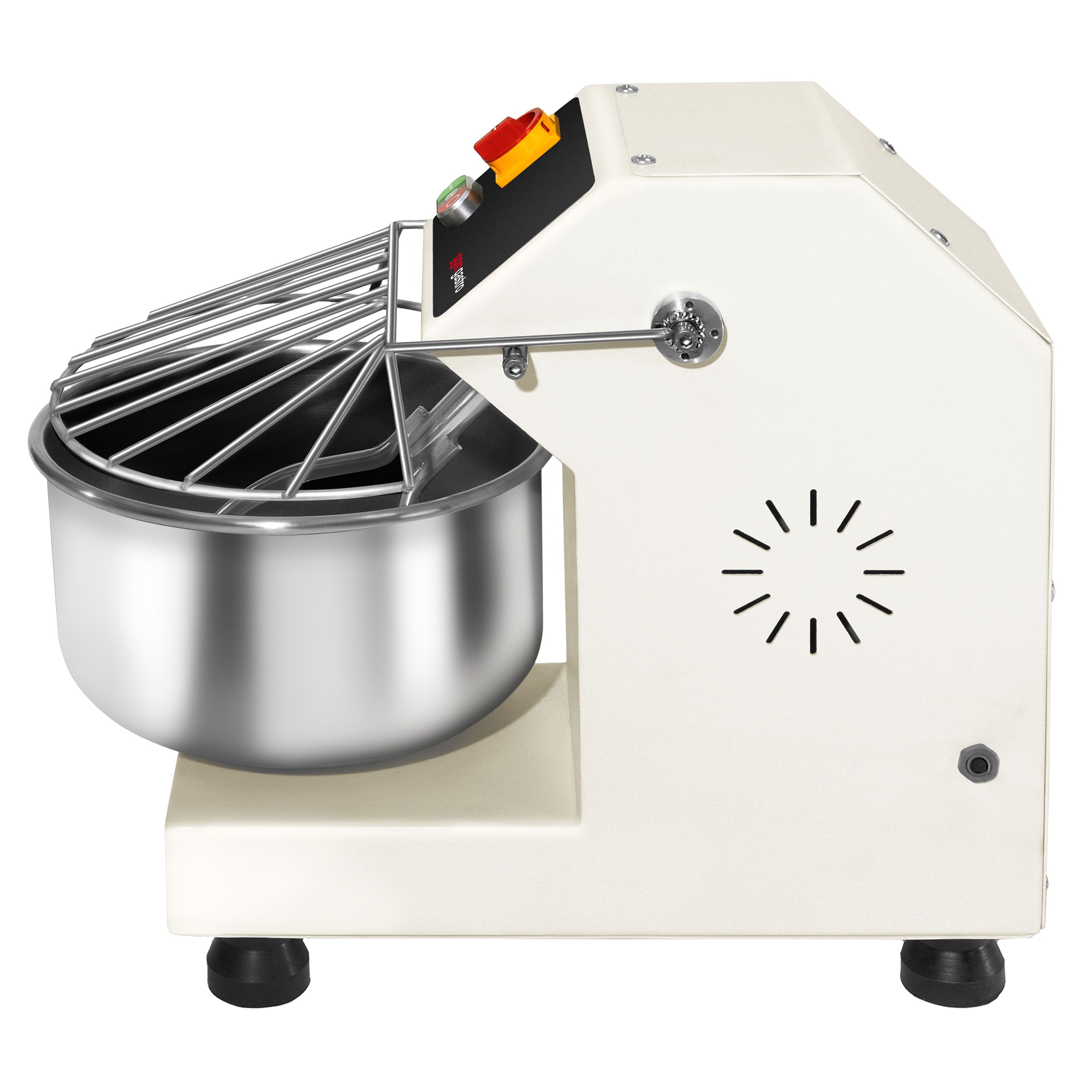 Pétrin à Pâte / Pétrin à spirale - 16 Litres / 5 kg - avec Cuve Fixe - 400 V