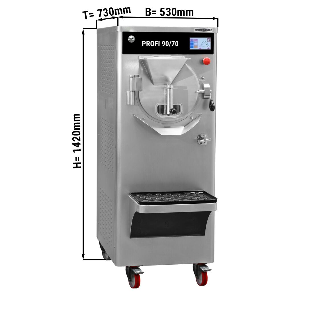Eismaschine - 75 Liter/h - 11,2 kW - Touch - Standgerät