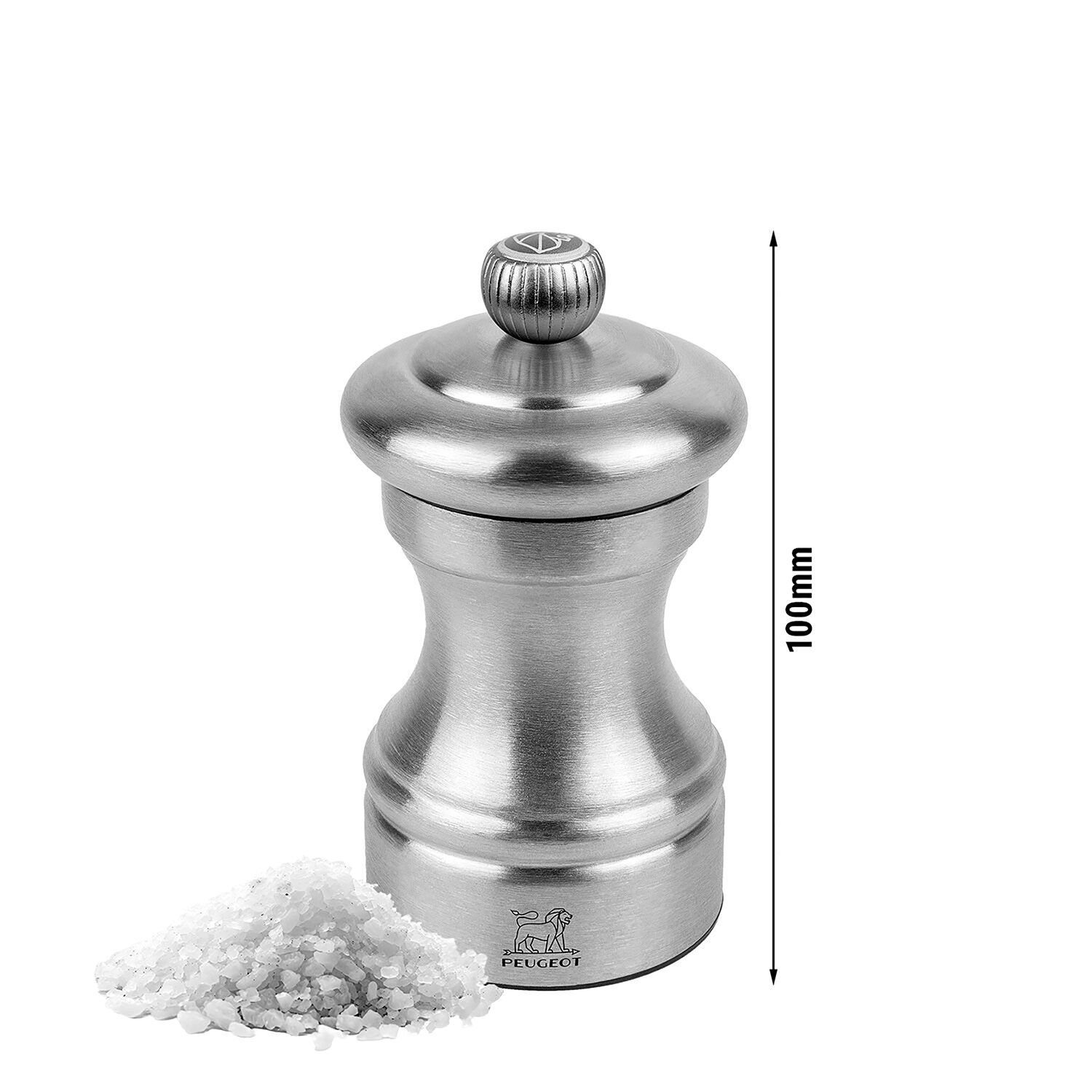 (6 pièces) PEUGEOT | BISTRO CHEF – Moulin à sel – inox – Hauteur : 100 mm