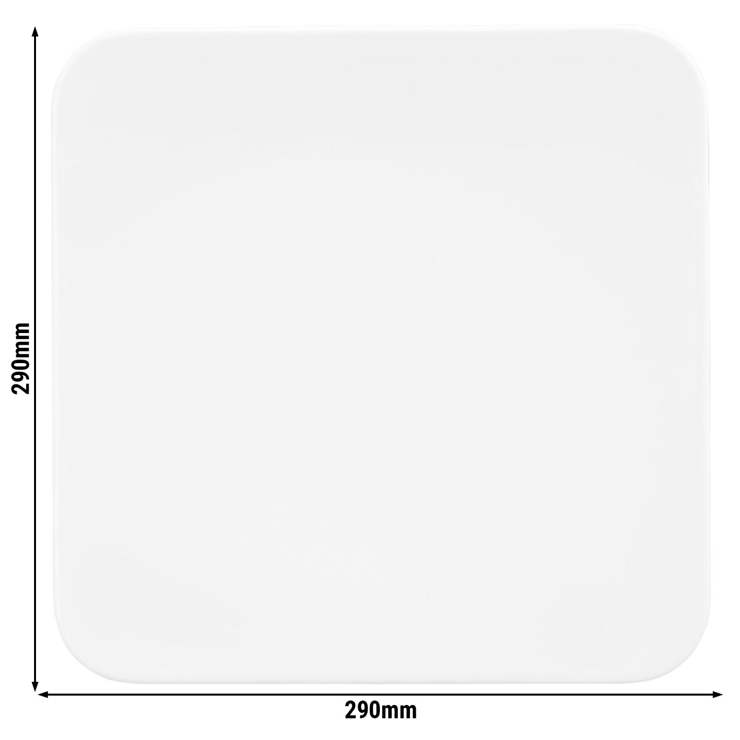 (4 pieces) SELTMANN WEIDEN | Square Porcelain Dinner Plates – 29 × 29 cm - White - Flat