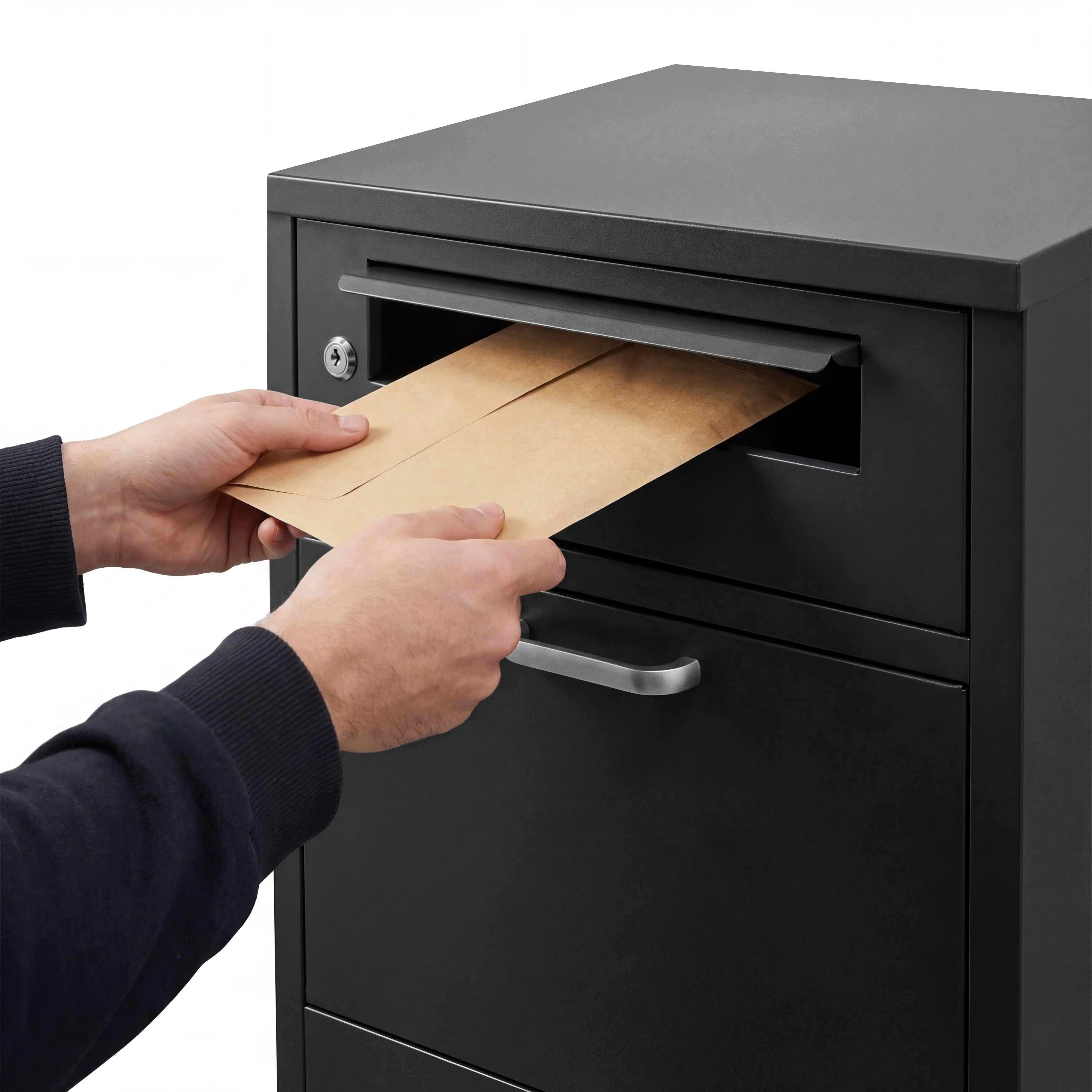Boîte à colis avec boîte aux lettres - pour colis jusqu'à la taille M        