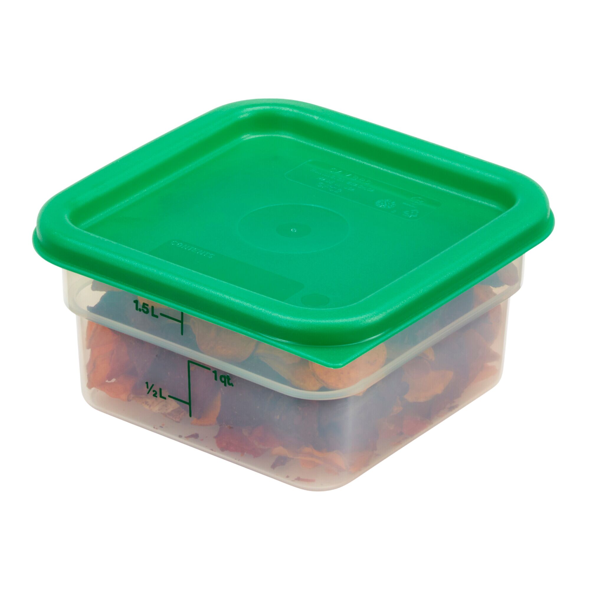 (6 pièces) CAMBRO | CAMSQUARES® – Récipient – 1,9 litre – transparent