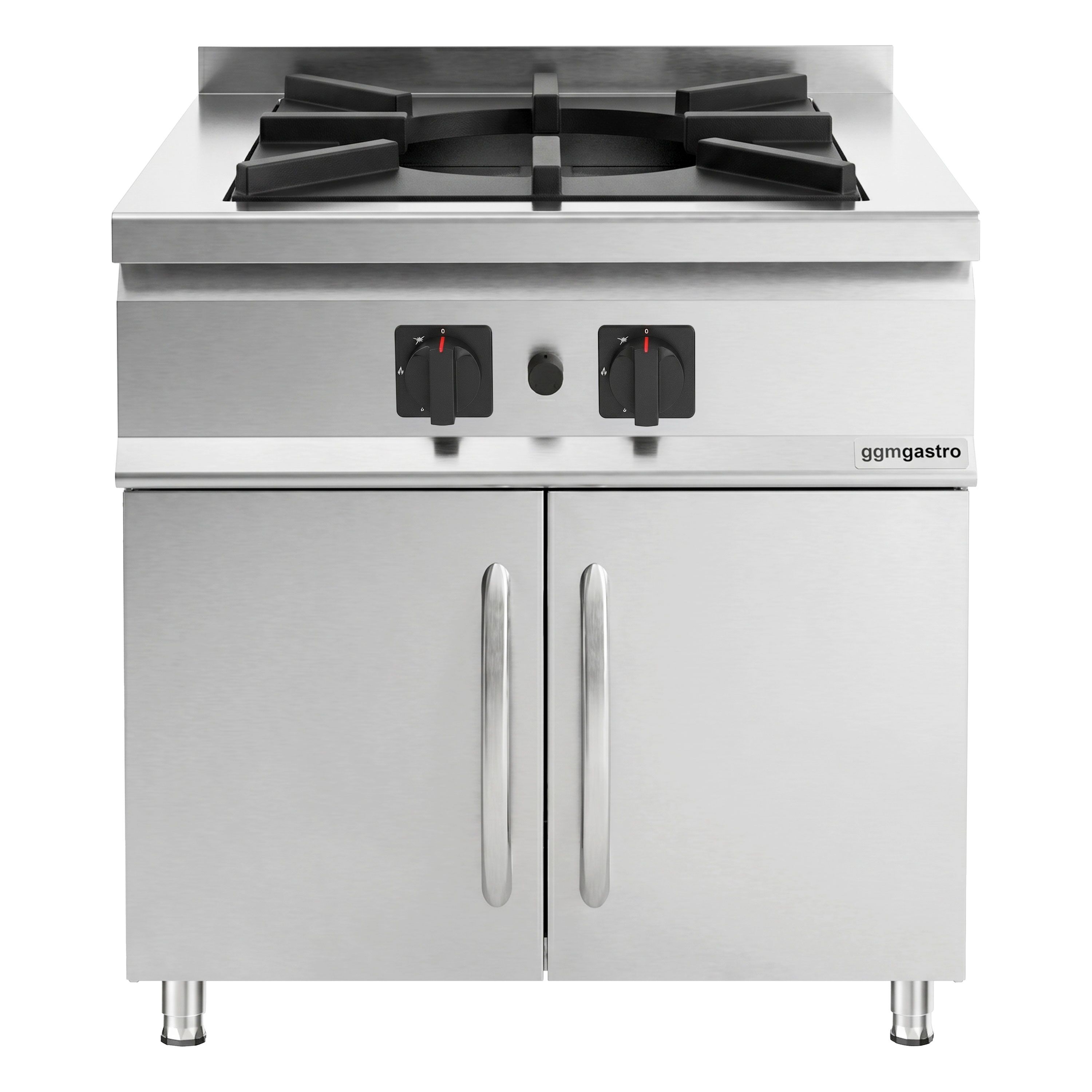Cuisinière à gaz Tantuni - 24 kW - 1 brûleur - incl. soubassement avec 2 portes