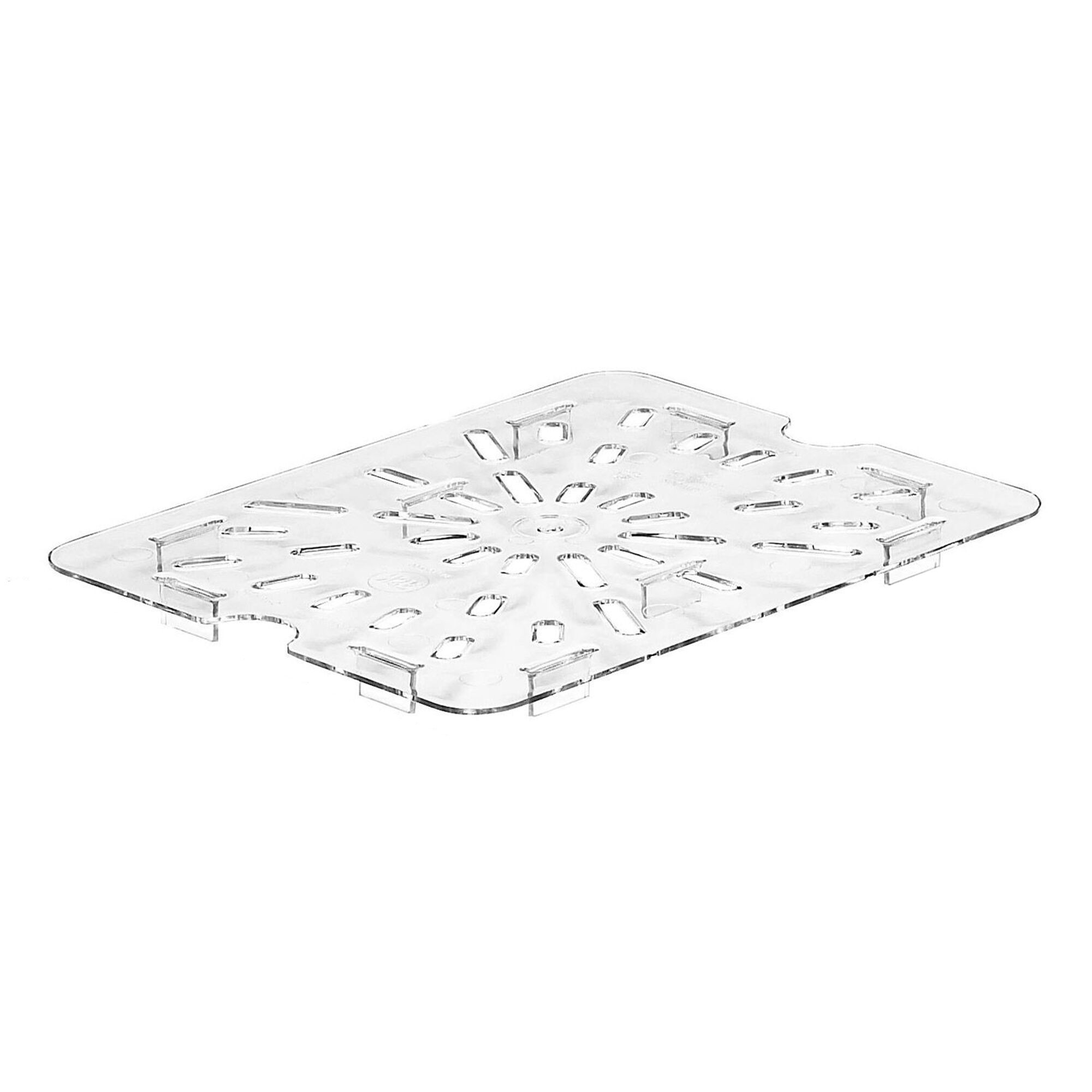 (6 stuks) CAMBRO | CAMVIEW® - Copolymeer GN 1/2 afdruiprooster - transparant - BPA-vrij