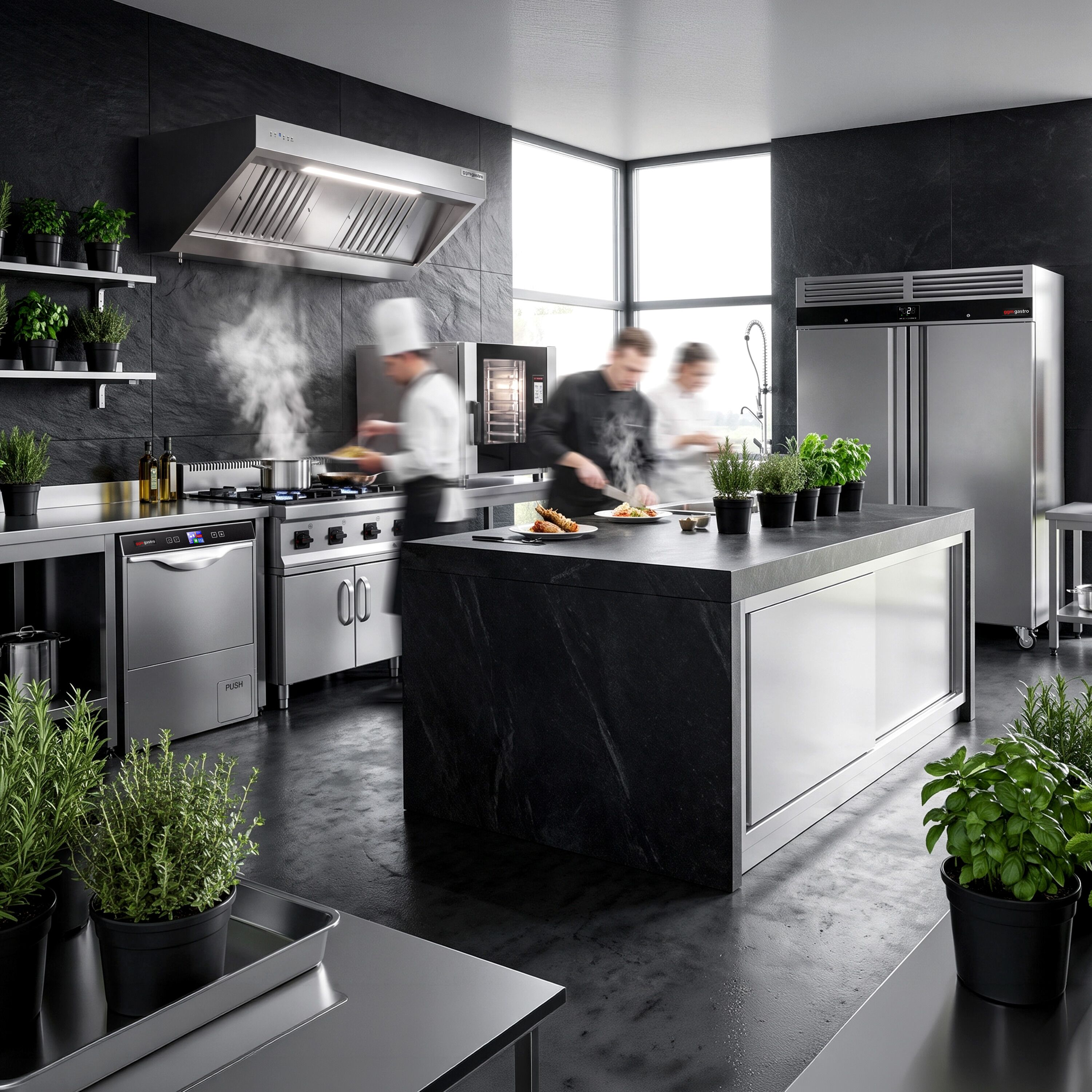 Commercial Electric Combi Oven - Touchscreen Controls - 5x GN 2/3 - incl. Core temperature probe