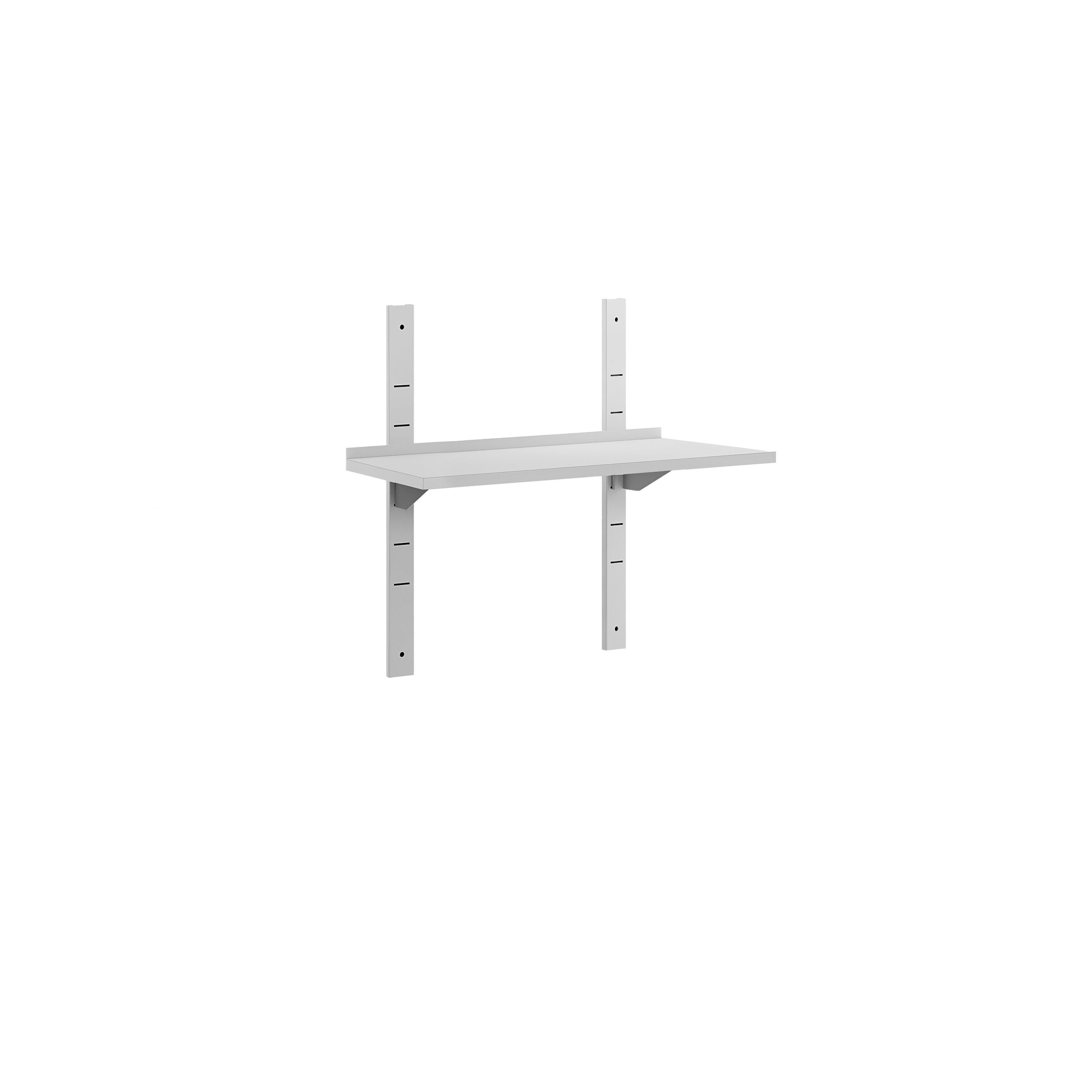 Étagère murale ECO en inox - 800 × 300 mm - avec 3 étages