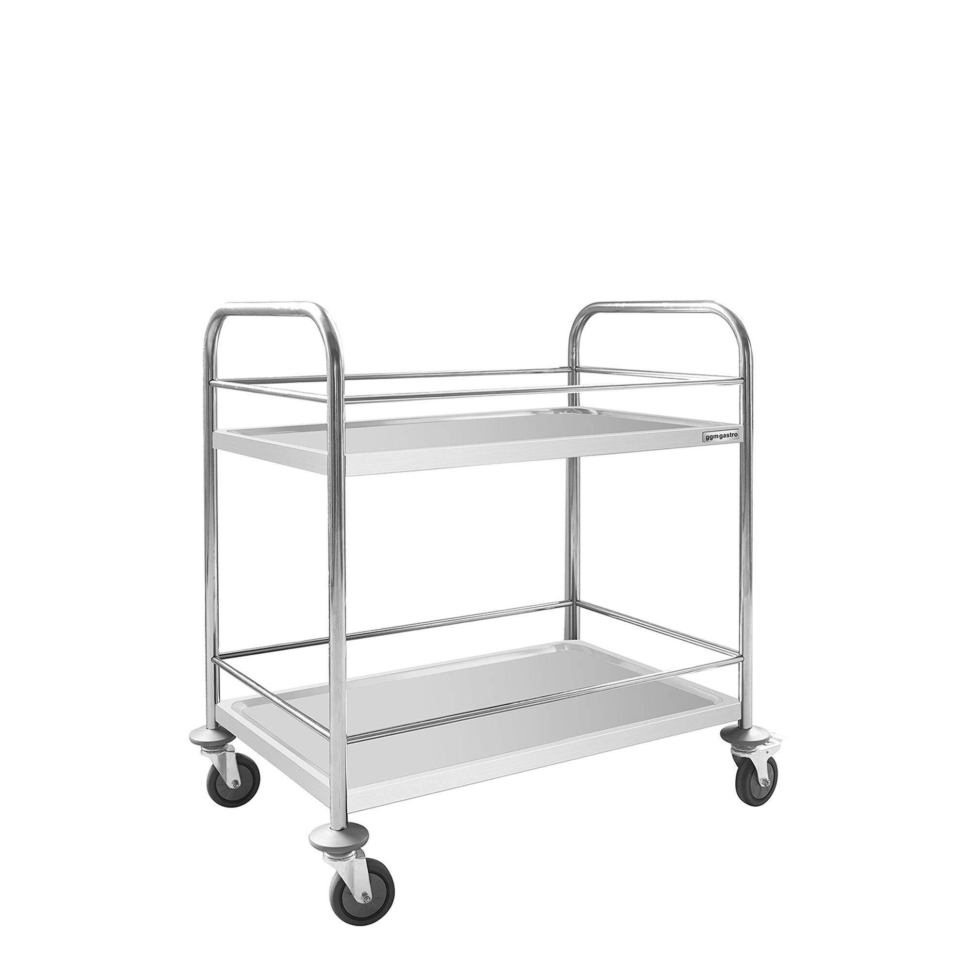 Chariot de service – 805x460 mm – avec 2 surfaces de rangement & renfort