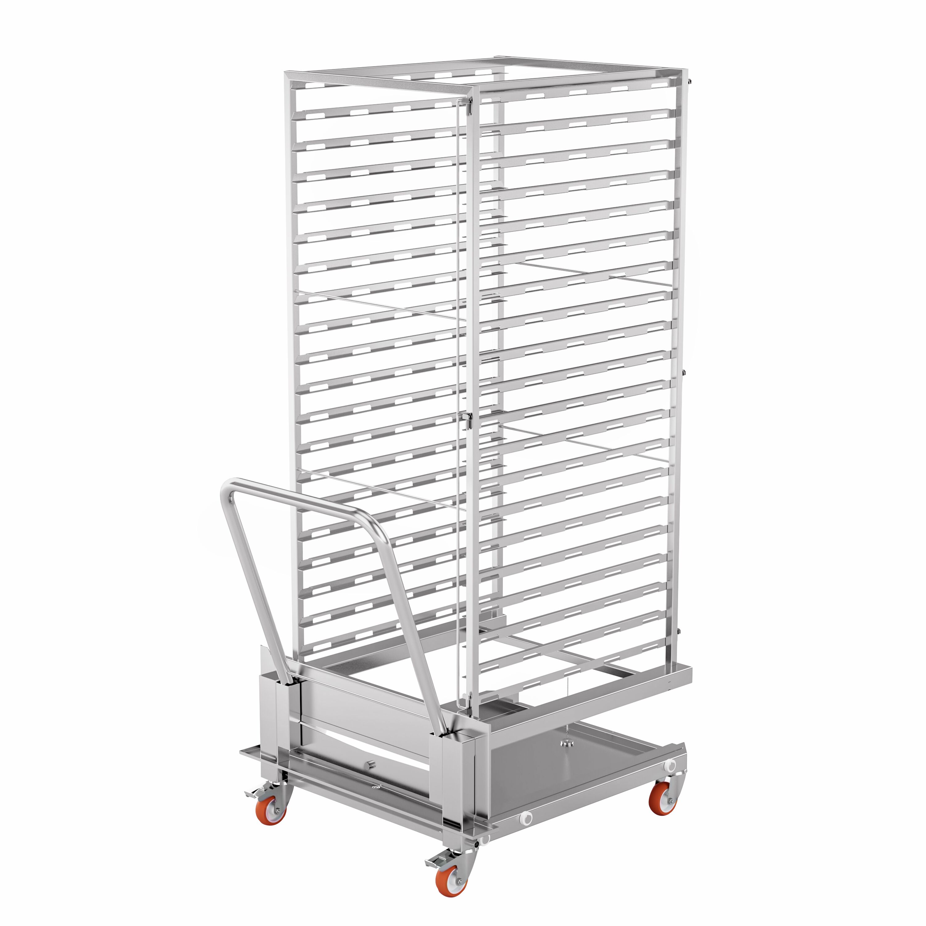 Commercial Combi Oven - Manual Controls - 40x GN 1/1 or 20x GN 2/1 - incl. Core temperature probe, Automatic washing system & Tray trolley