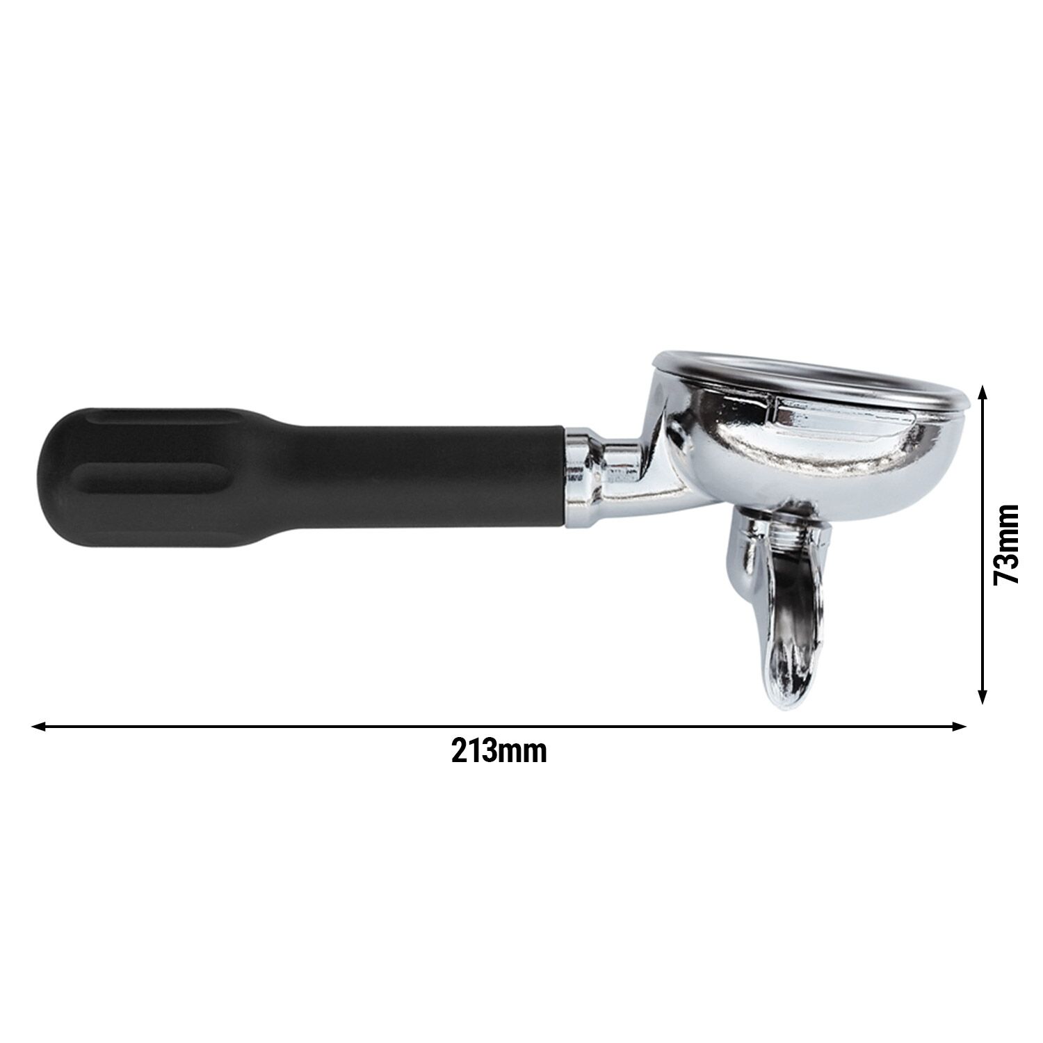 Portafilter för espressomaskiner - Ø 58,8 mm - 1‑vägs utlopp - med 8 g filterinsats - passar till KMF/KMCF