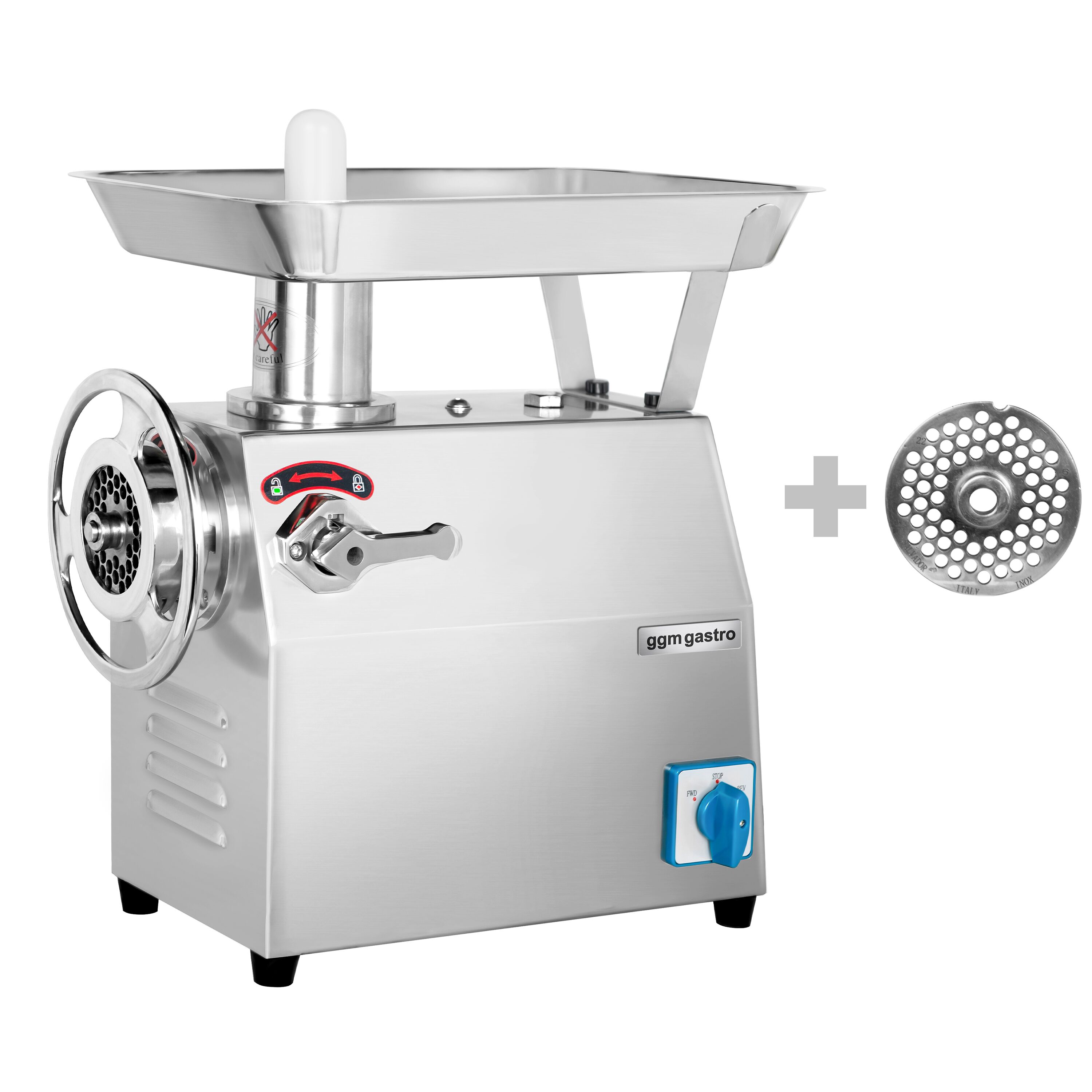 Hachoir à viande électrique 22 - 250 kg/h - 1,1 kW