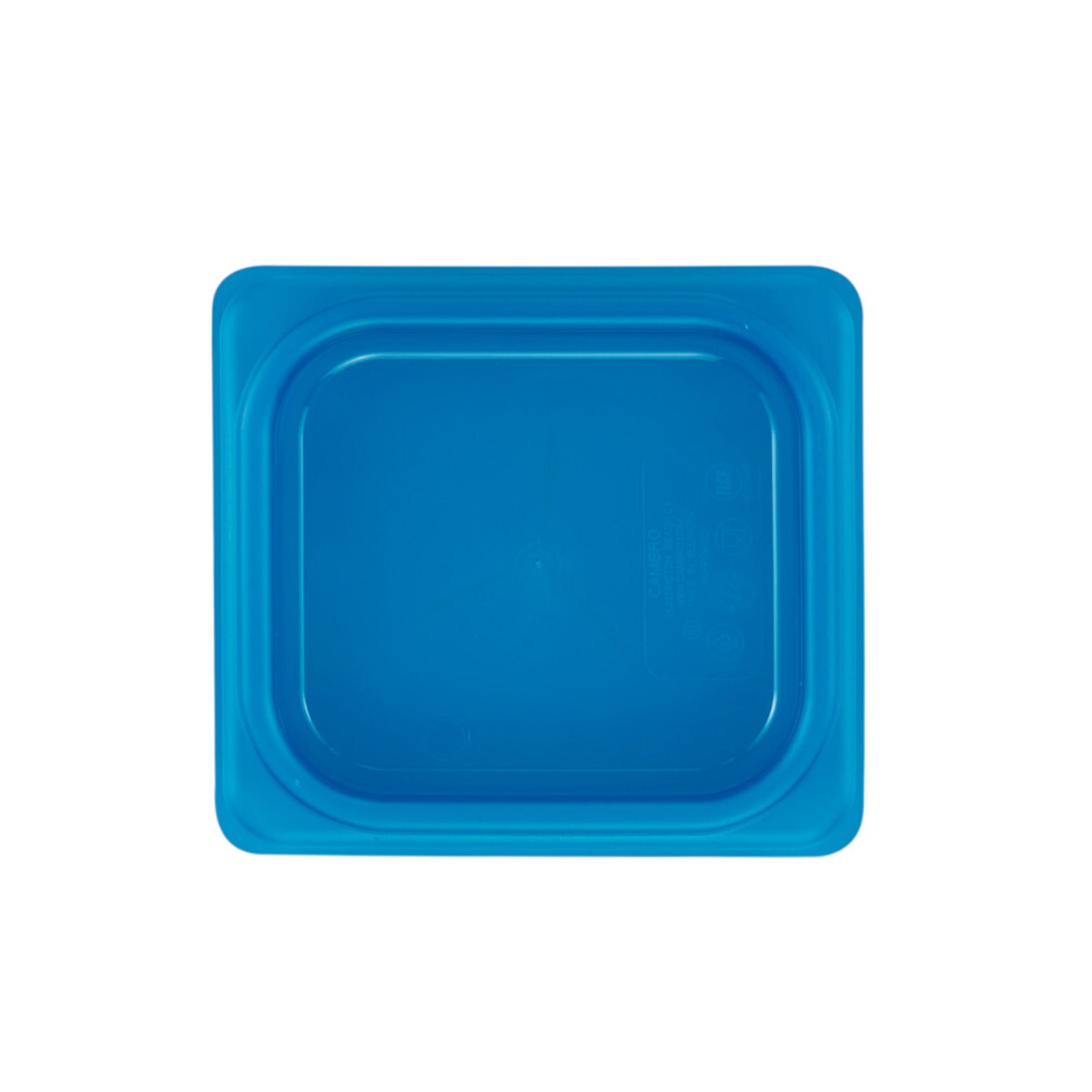 (6 pièces) CAMBRO | SafeTrak - Couvercle en polypropylène GN 1/6 - Bleu