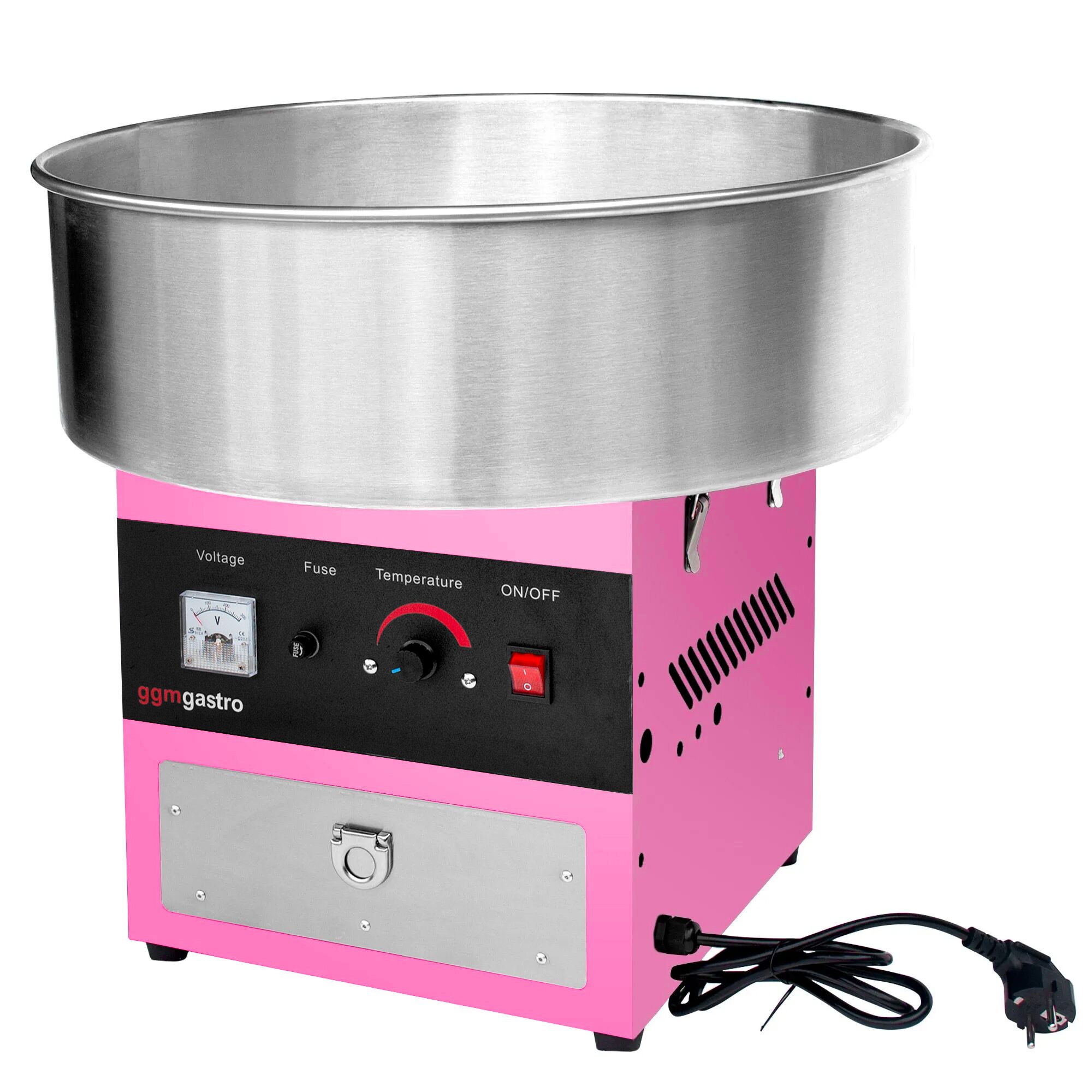 Machine à barbe à papa - Ø 520 mm - 950 watts - Rose