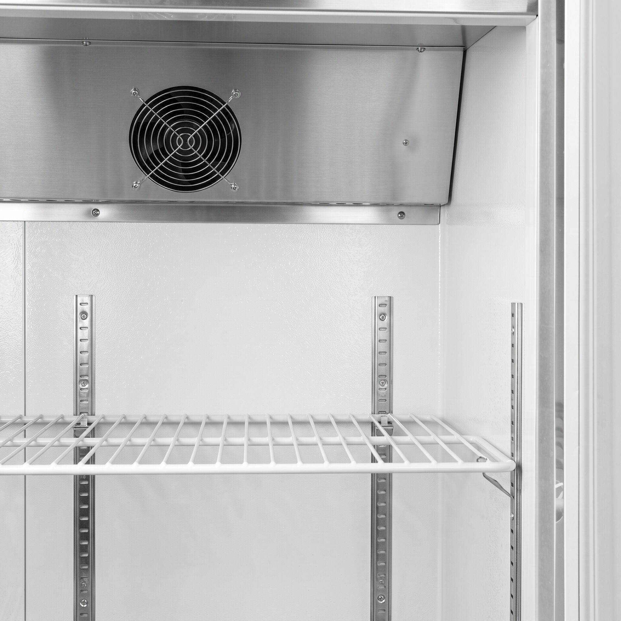 Commercial Upright Fridge – Stainless Steel ECO – GN 1/1 – 1700 Litres – with 4 Half Doors