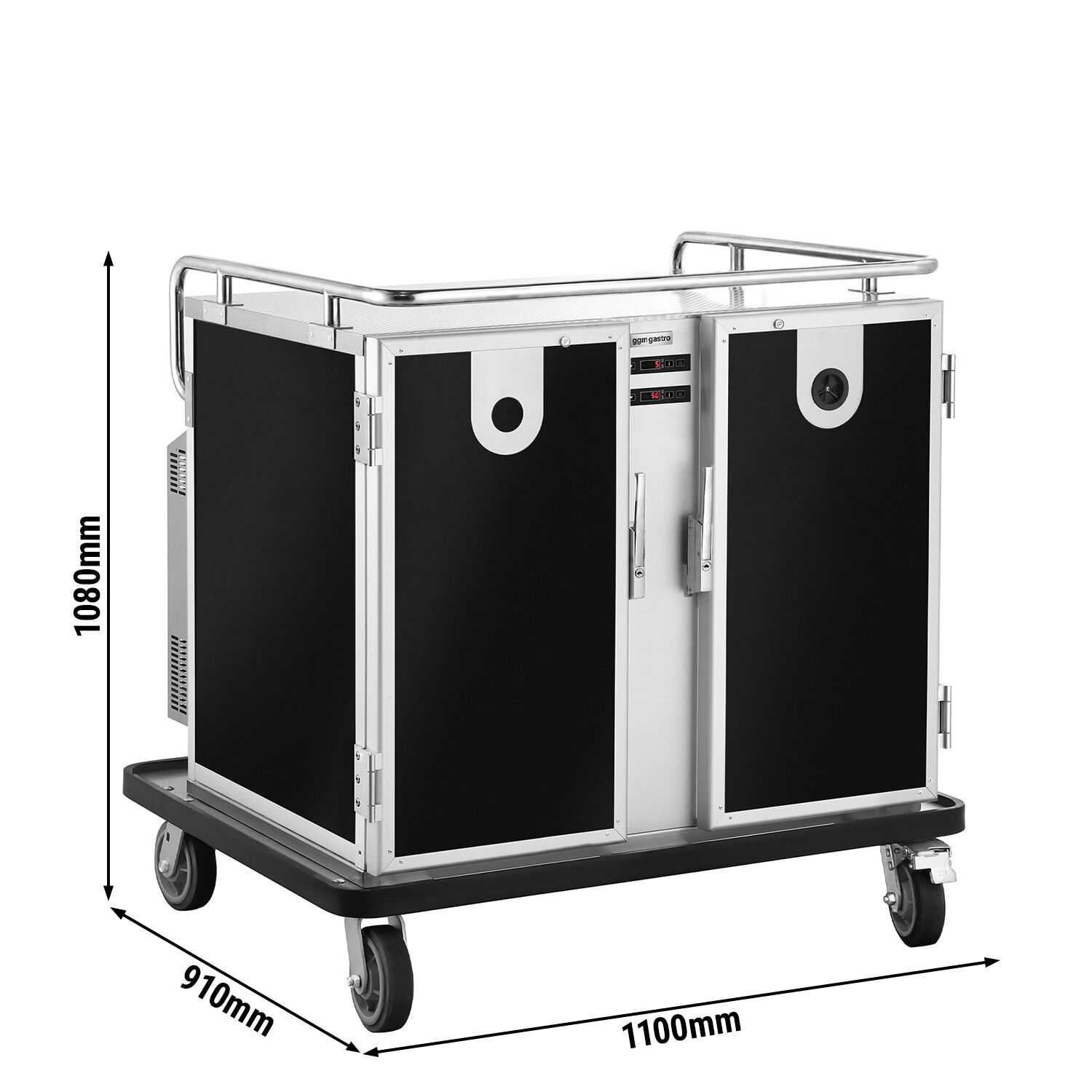 Bankettwagen - Beheizt & Gekühlt - 2x 208 Liter - für 16x GN 1/1