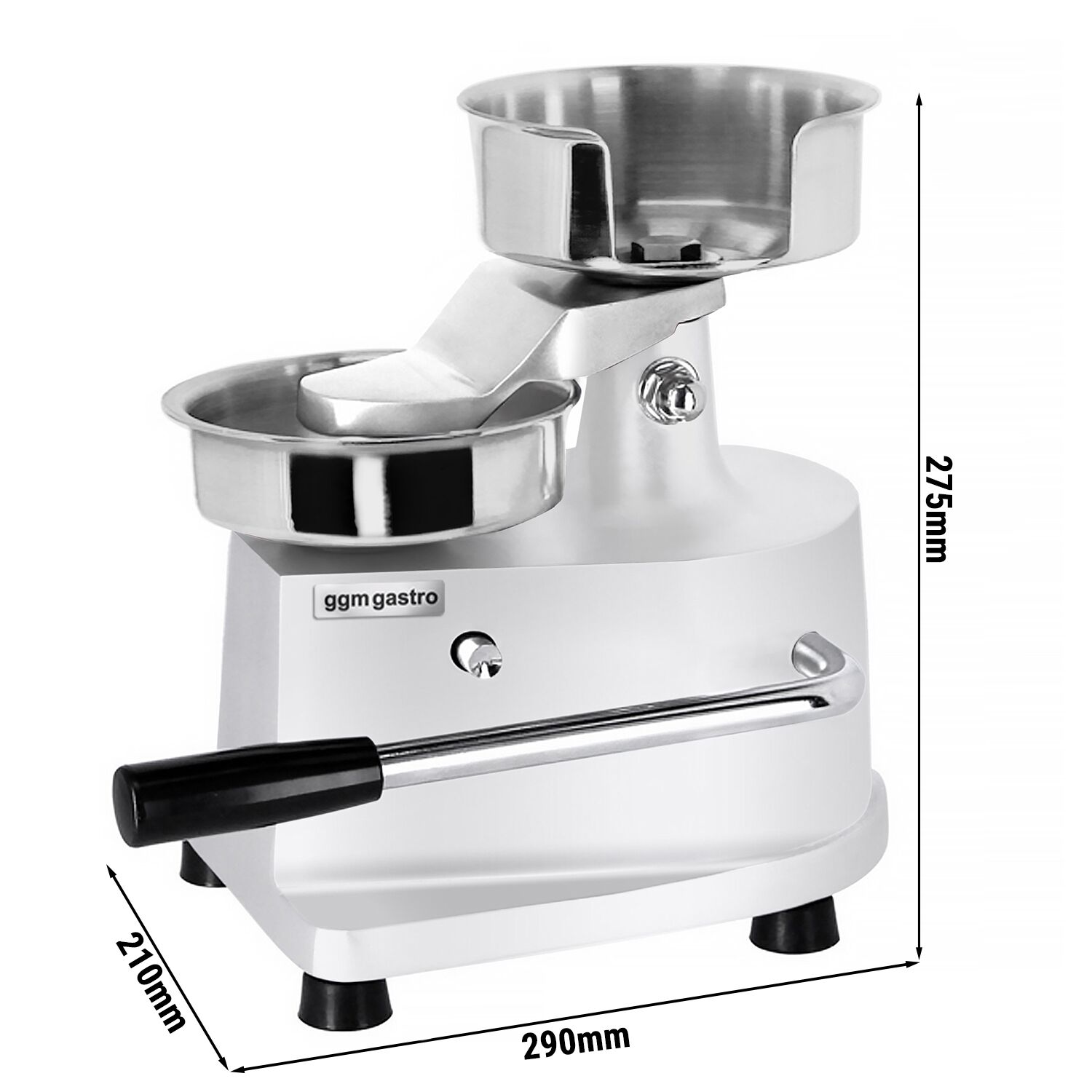 Machine à hamburgers manuelle - Ø 130 mm