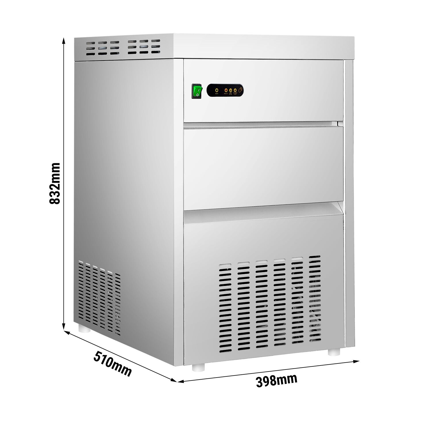 Machine à glace en grains - 85kg/24h