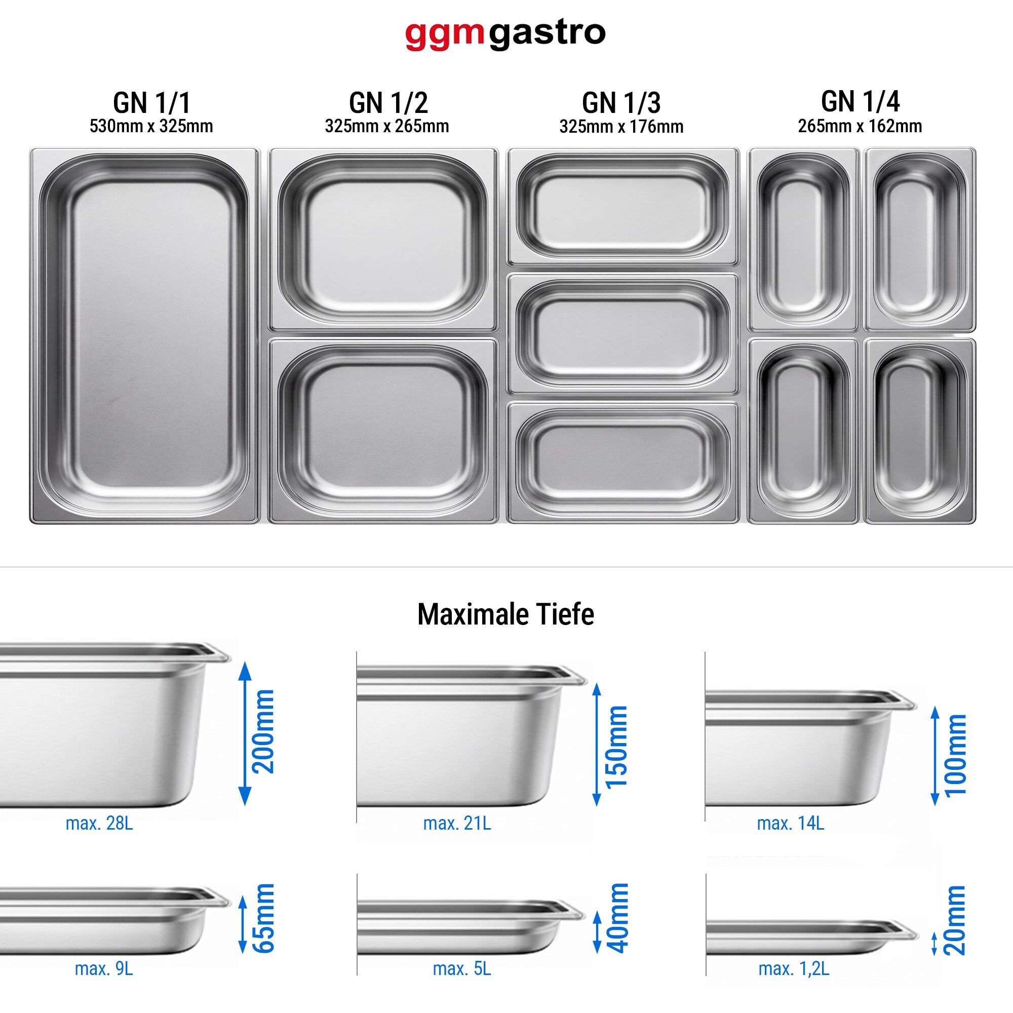 PREMIUM Refrigerated Counter – 1400 × 700 mm – with 1 Door & 2 Drawers – incl. Granite Worktop