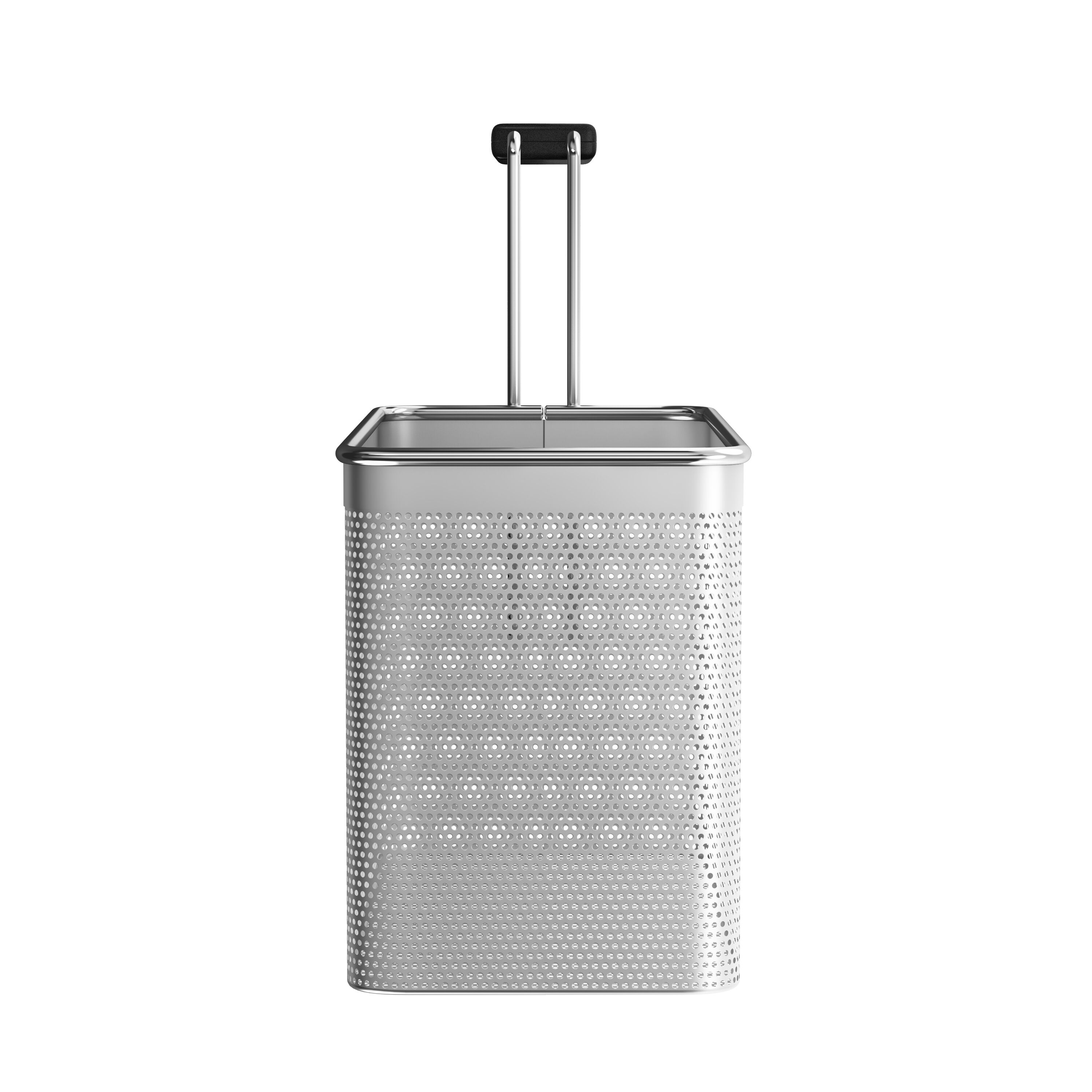 GN 1/2 Panier à pâtes - 140x332x220mm - Inox - avec poignée ergonomique en plastique, coins arrondis, matériaux résistants à la chaleur - pour cuiseur à pâtes - Série Mario - Norme CE