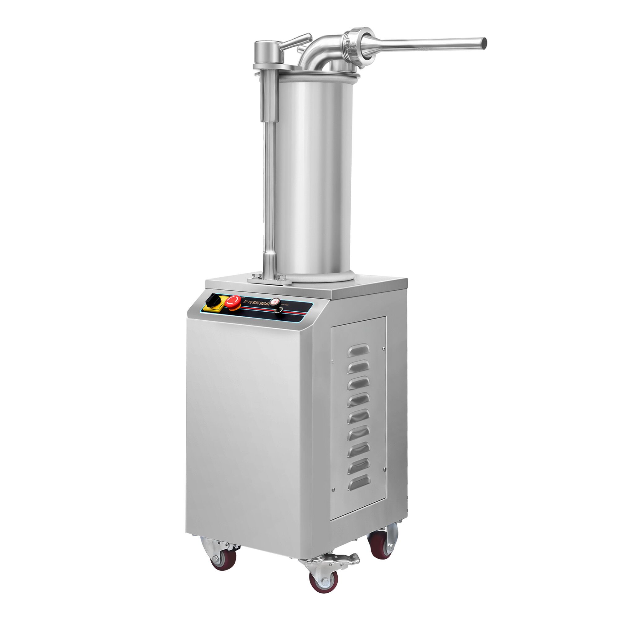 Hydraulic Sausage Filler - Vertical - 35L - 1.5kW - Stainless Steel - incl. 3 sausage-filler nozzles