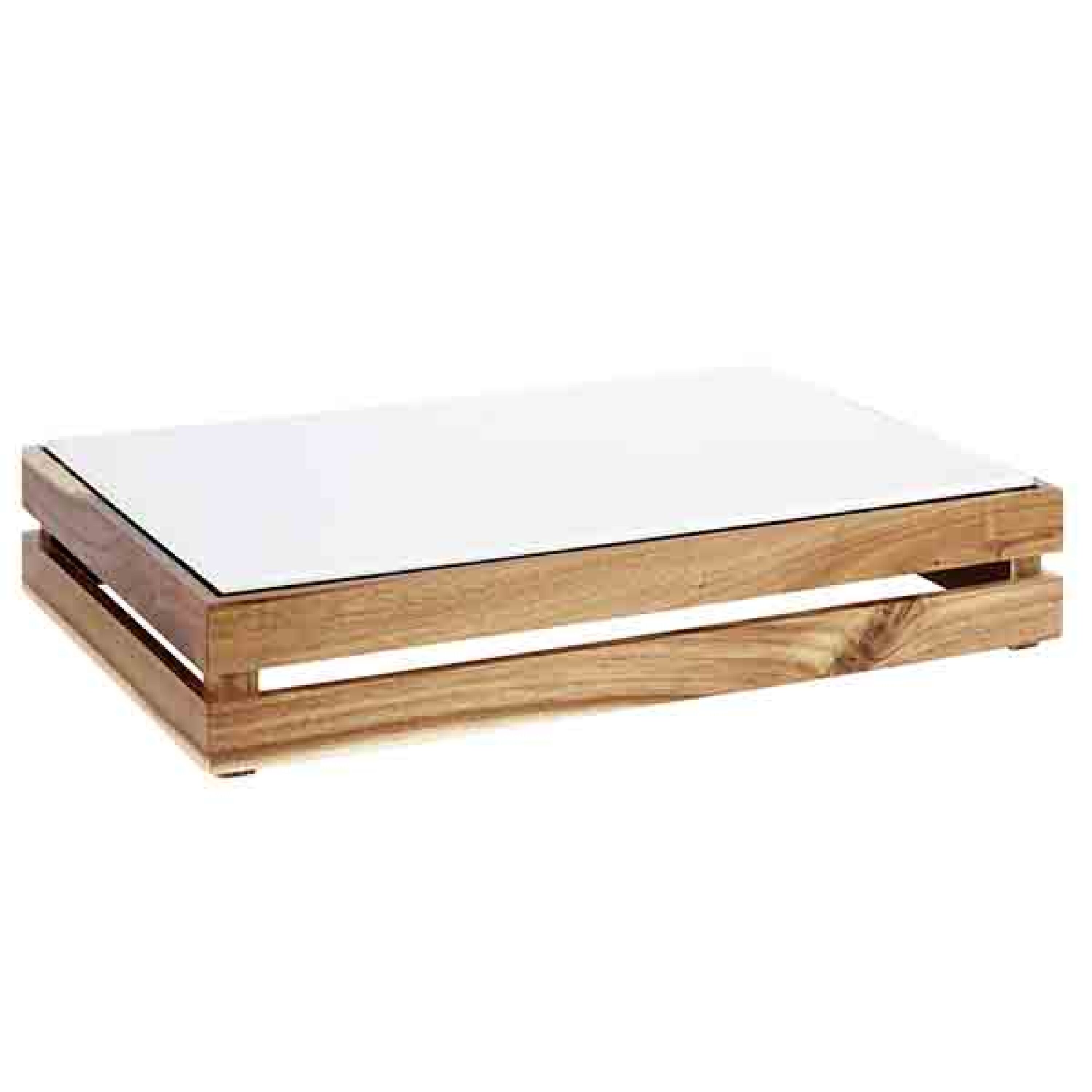 Caisse pour buffet - SUPERBOX - Bois - Brun - Hauteur:105mm - compatible avec GN 1/1