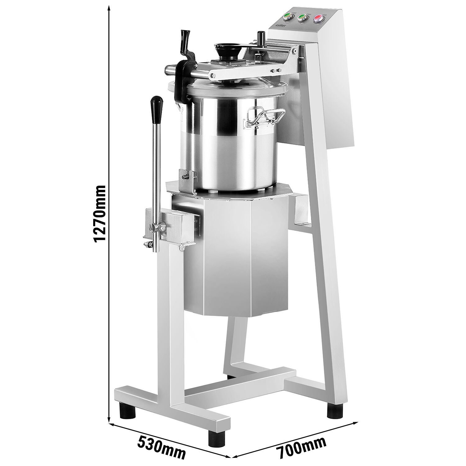 Cutter mélangeur - 30L - 3kW - 400V - 600-2800tr/min