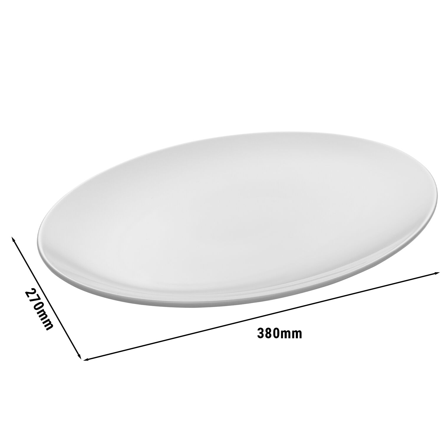 (6 sztuk) WMF | BALANCE – Talerz owalny – 380 x 270 mm