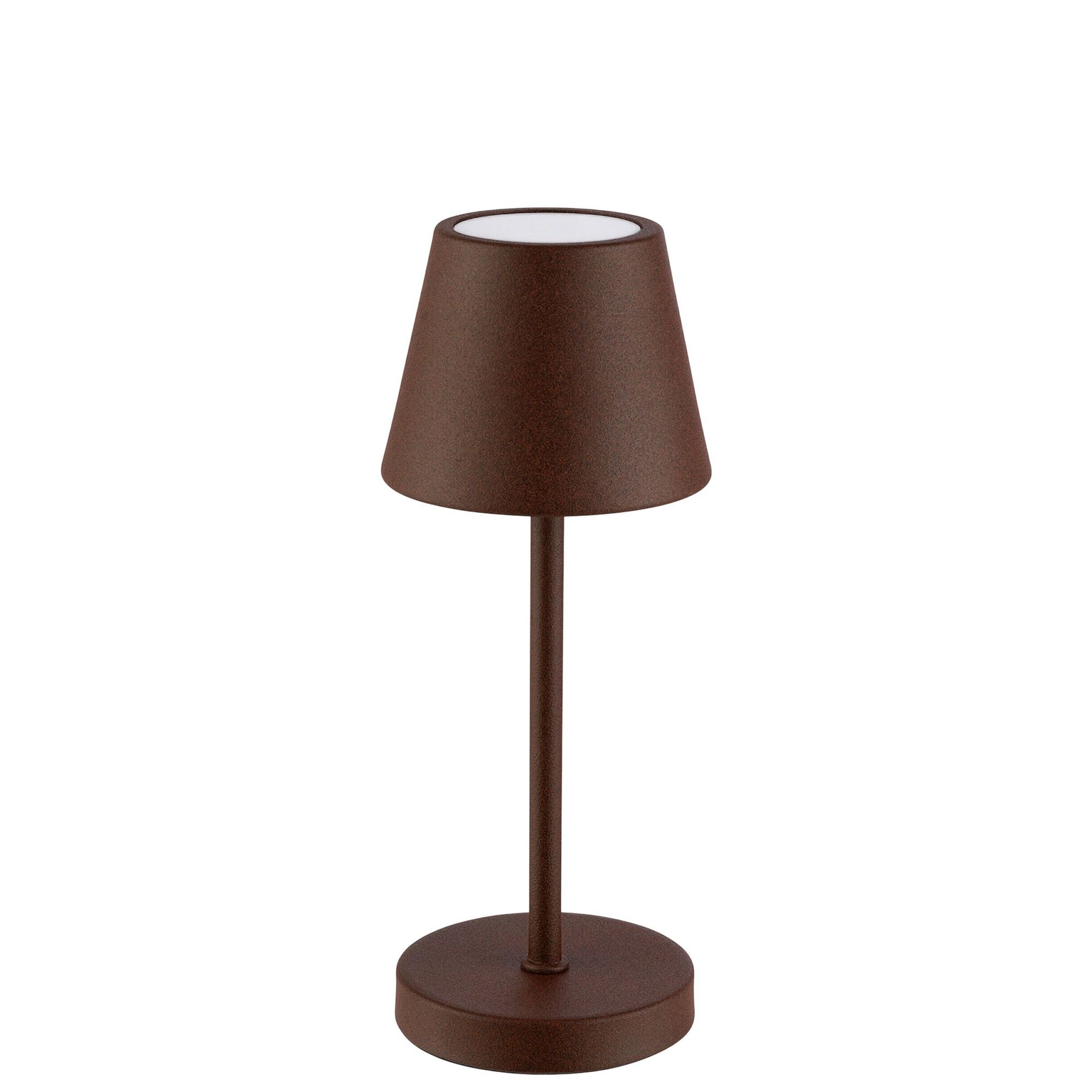 (4 pièces) Lampe de table – MERLE MICRO – dimmable en 3 niveaux – Ø 80 mm – Rouille