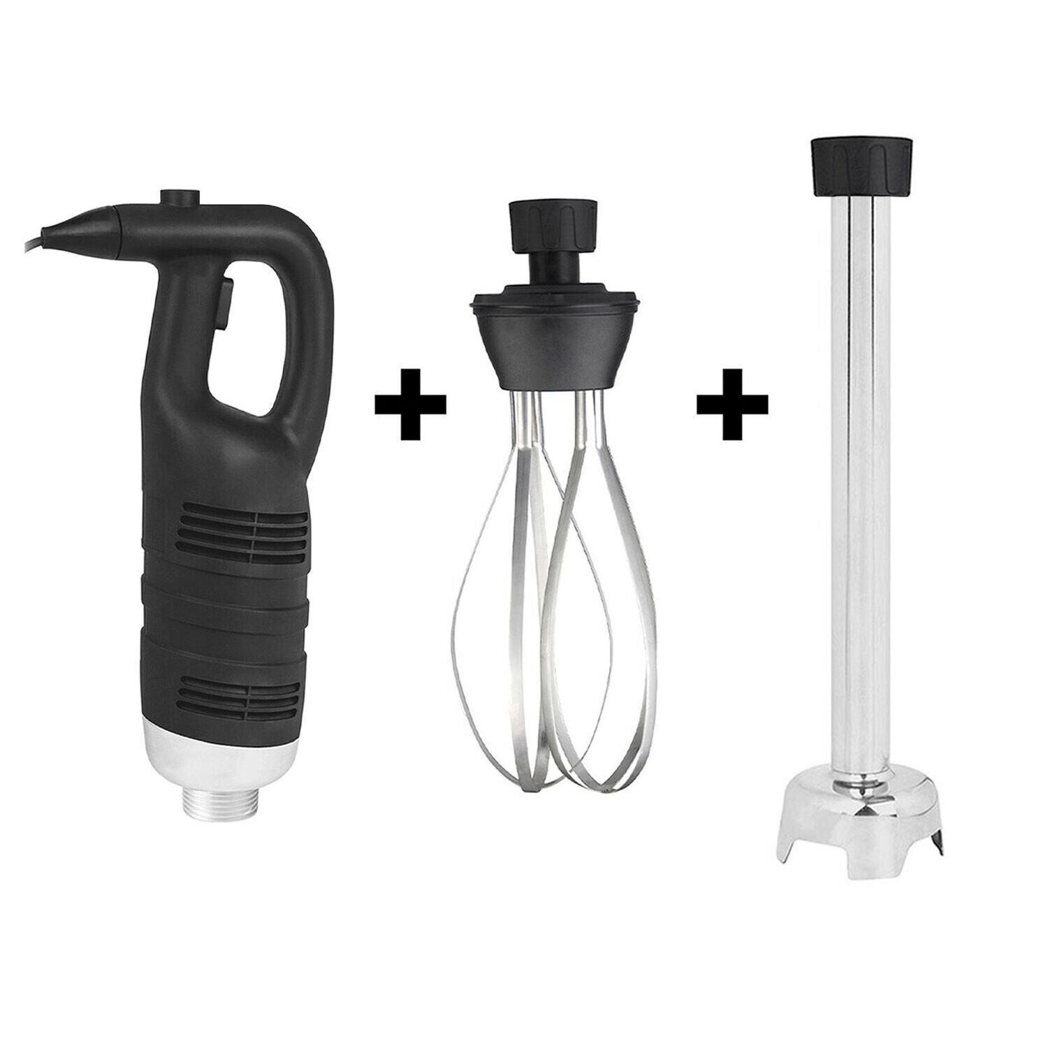 Mixeur plongeant professionnel Combi - pied démontable inclus - pied 400mm & Fouet - 850 W - 1 vitesse