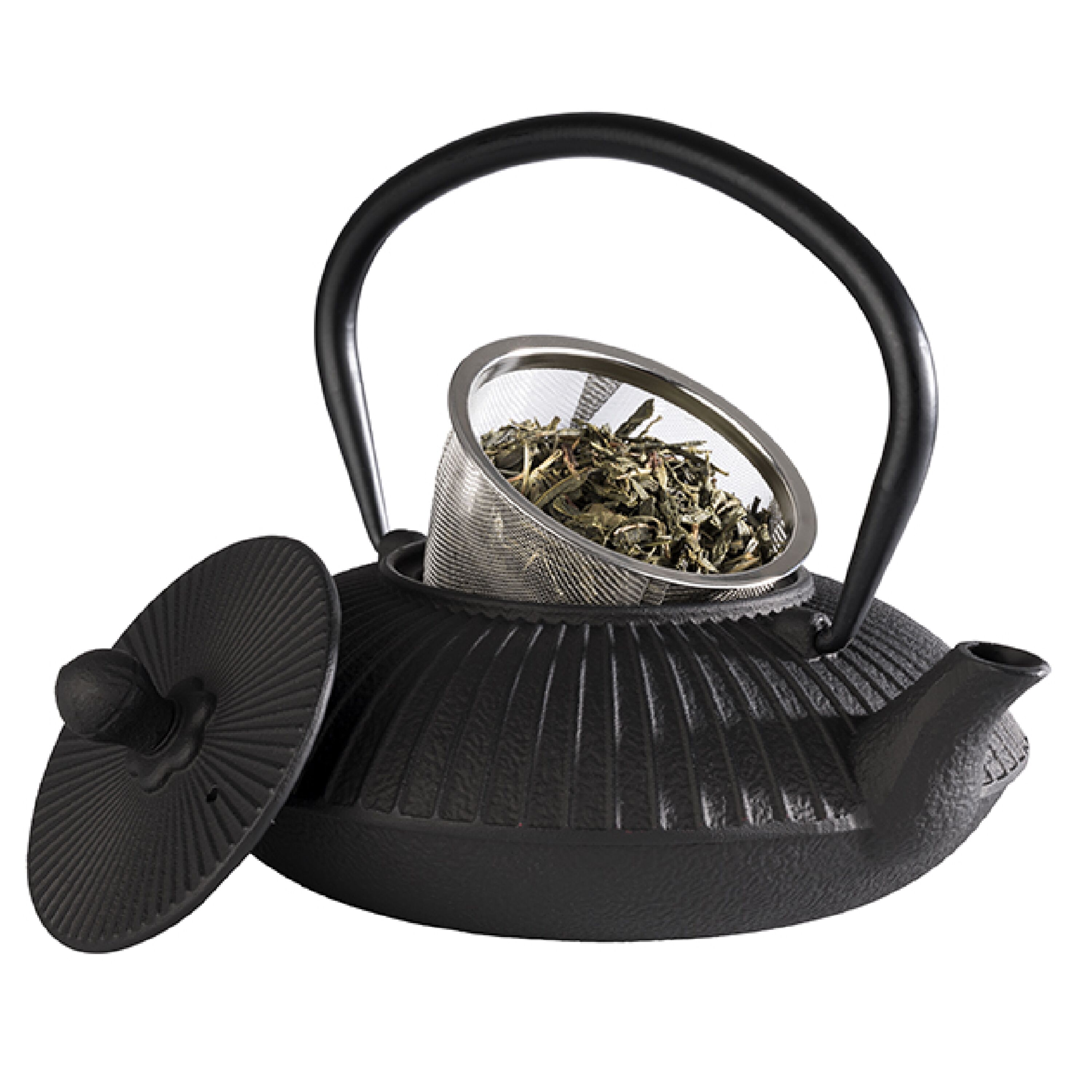 Théière ASIA - 0,8L - Fonte - avec infuseur - Noir