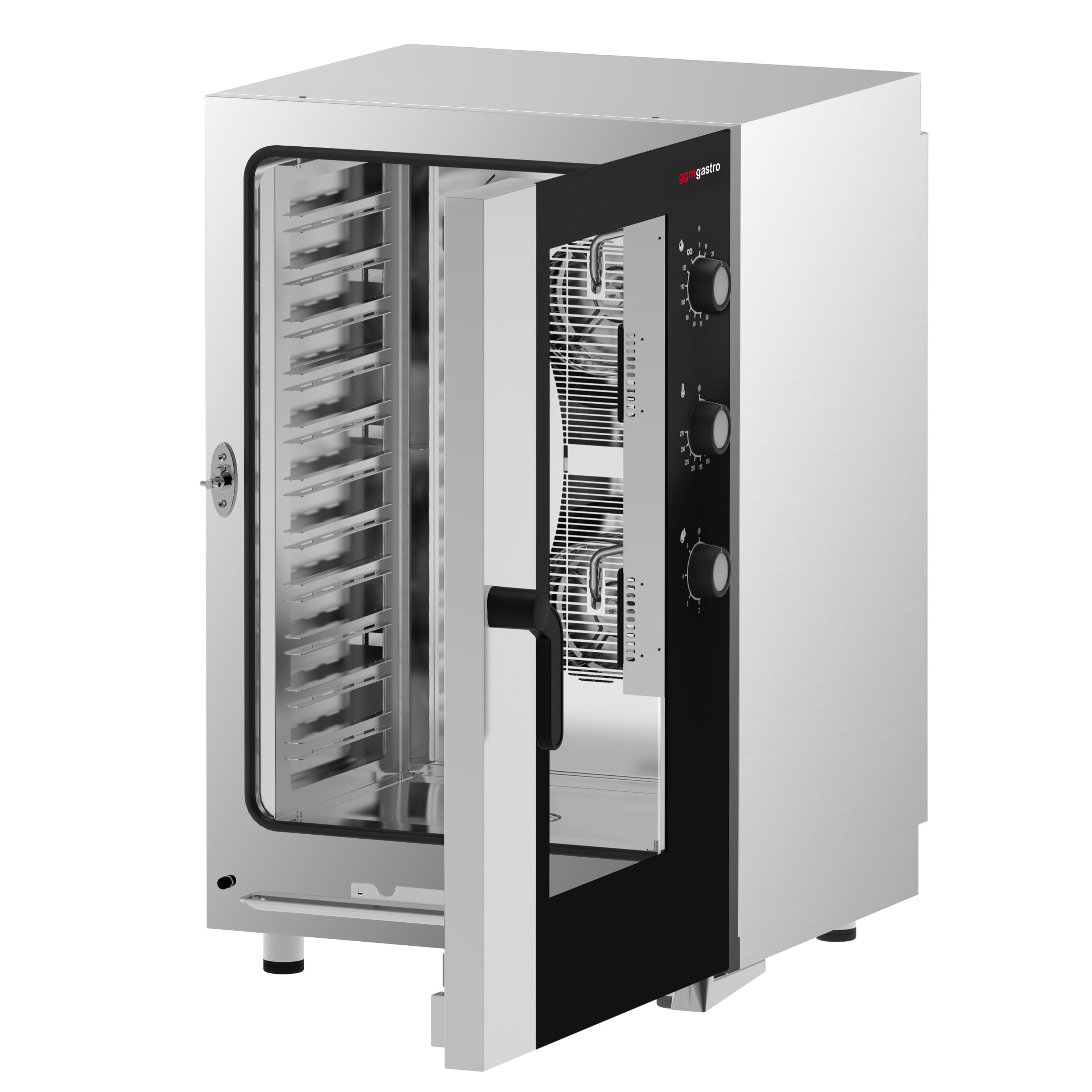 Electric Commercial Combi Oven - Manual Controls - 11x GN 1/1