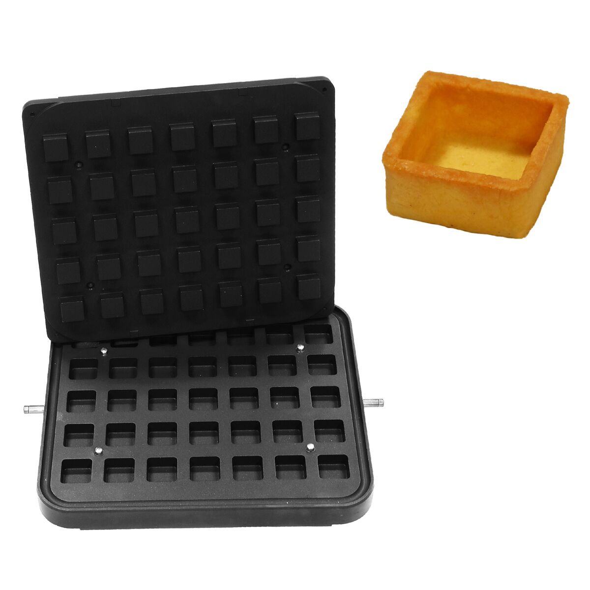 (6 pcs) Tartlet Plates - Round, Square, Rectangular, Eclair & Cupcake - 480x440x80mm - compatible with Tartlet machine TMPIC