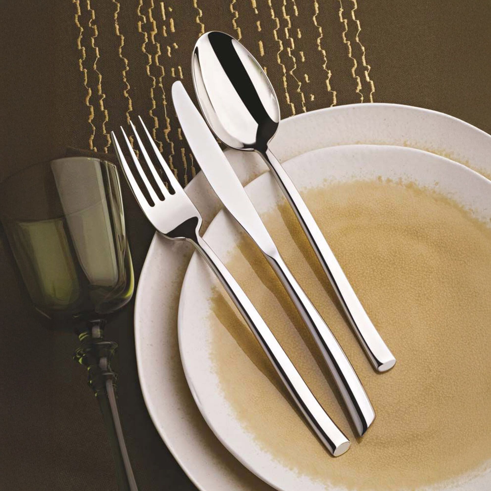(12 pcs) Couteau à dessert Stella - Acier inoxydable 13/0 - 151mm - 12 pièces