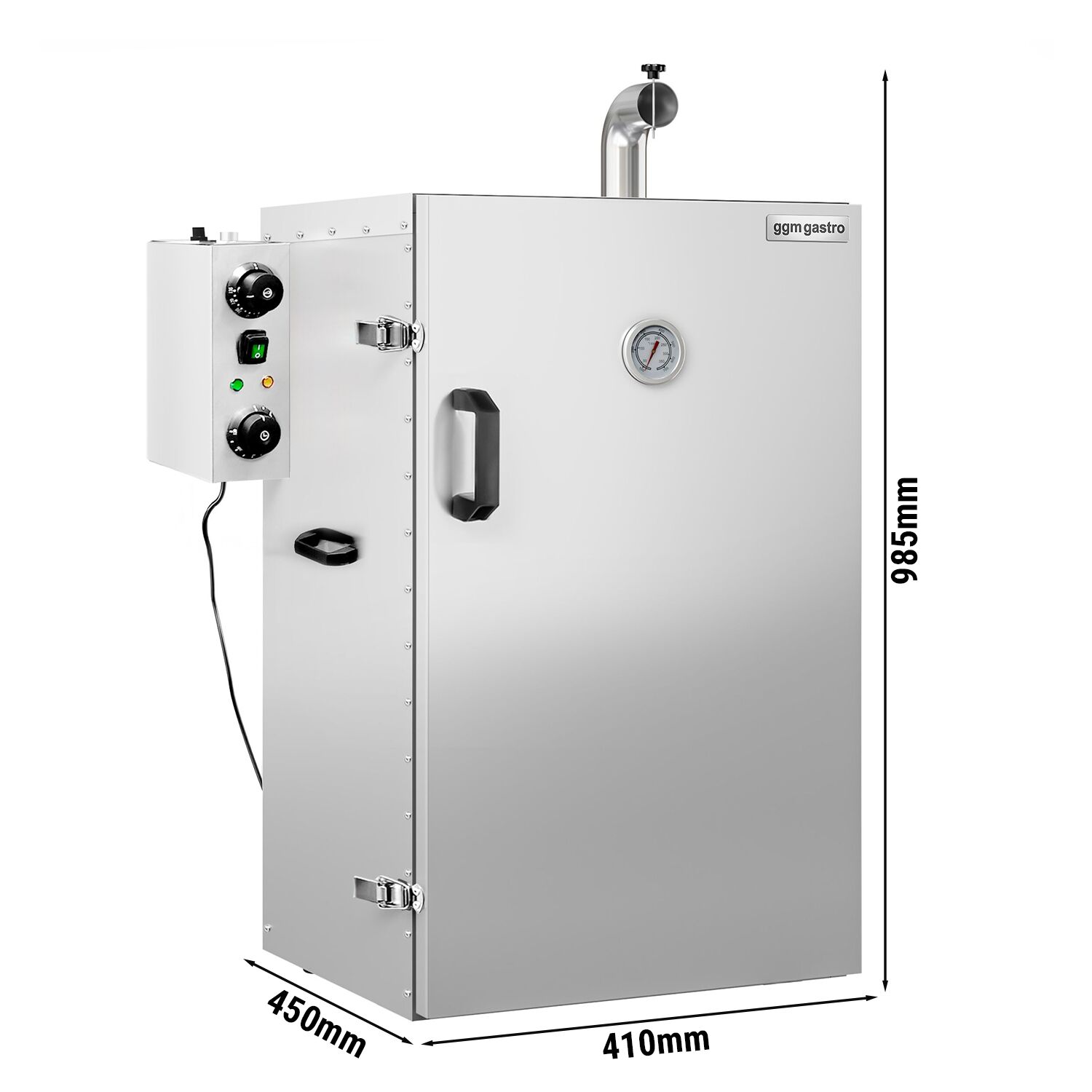 Compact Fumoir électrique professionnel - Commande mécanique - 4 grilles - 410x450mm