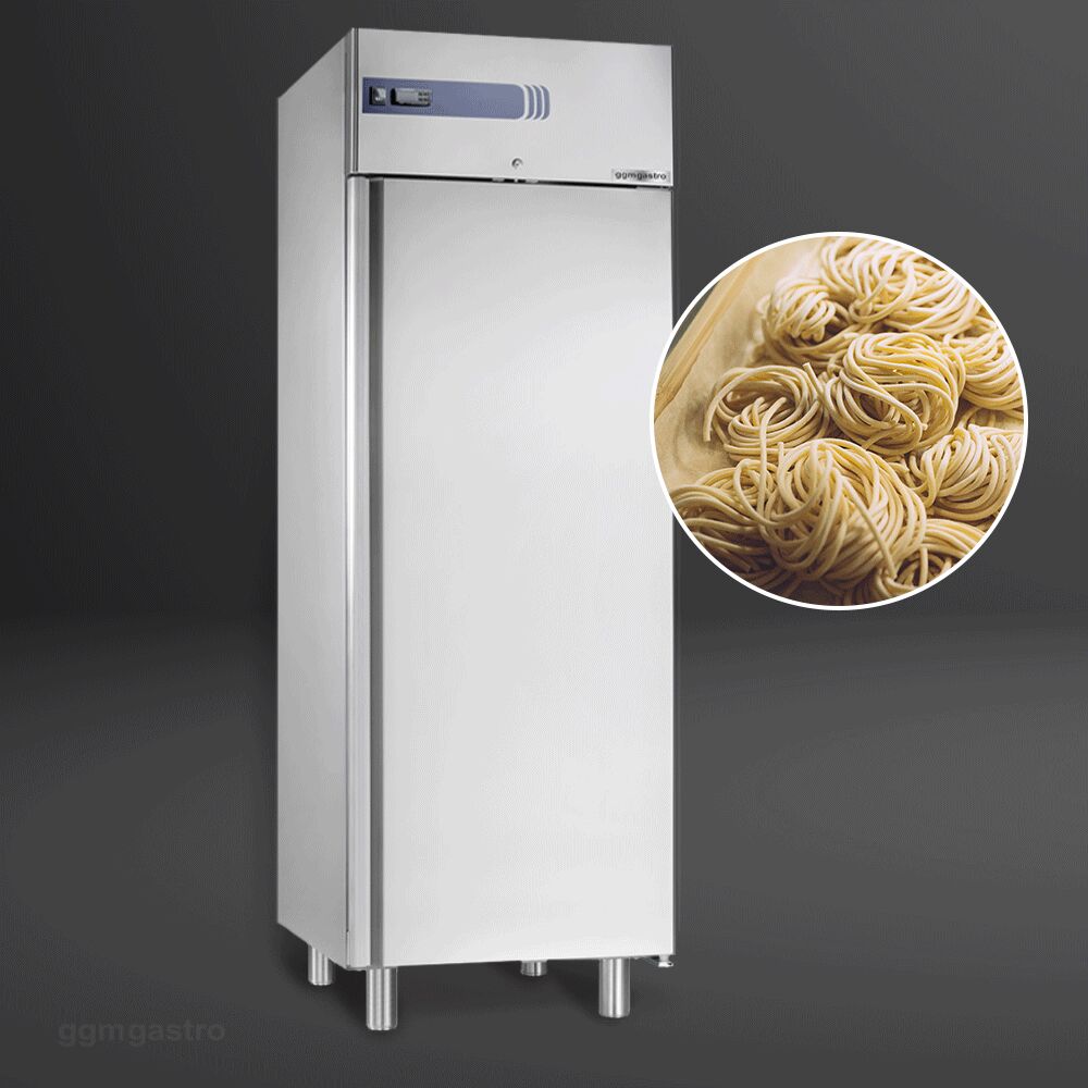 Pastakühlschrank Edelstahl Premium PLUS - EN 600x400- 585 Liter - mit 1 Tür