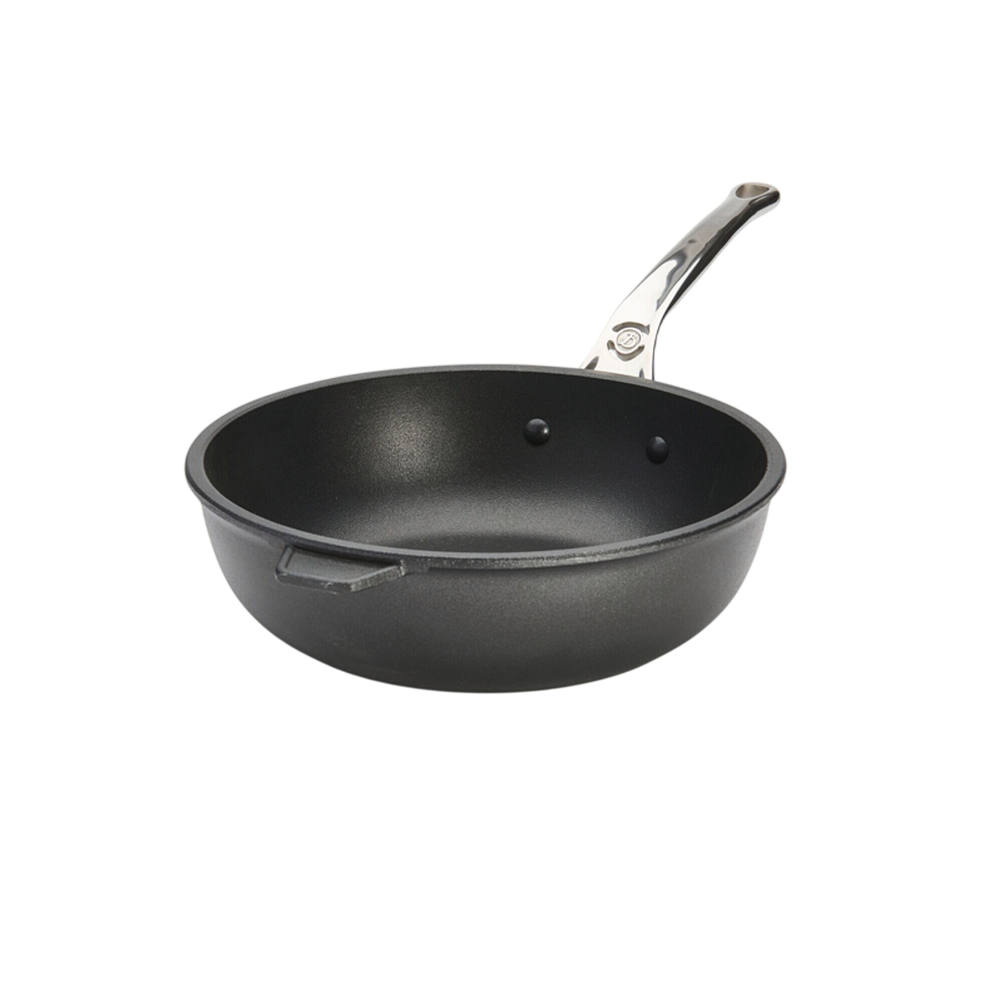 DE BUYER | CHOC EXTREME - Sote tavası/braising tavası - paslanmaz çelik dökme demir saplı - Ø 240mm