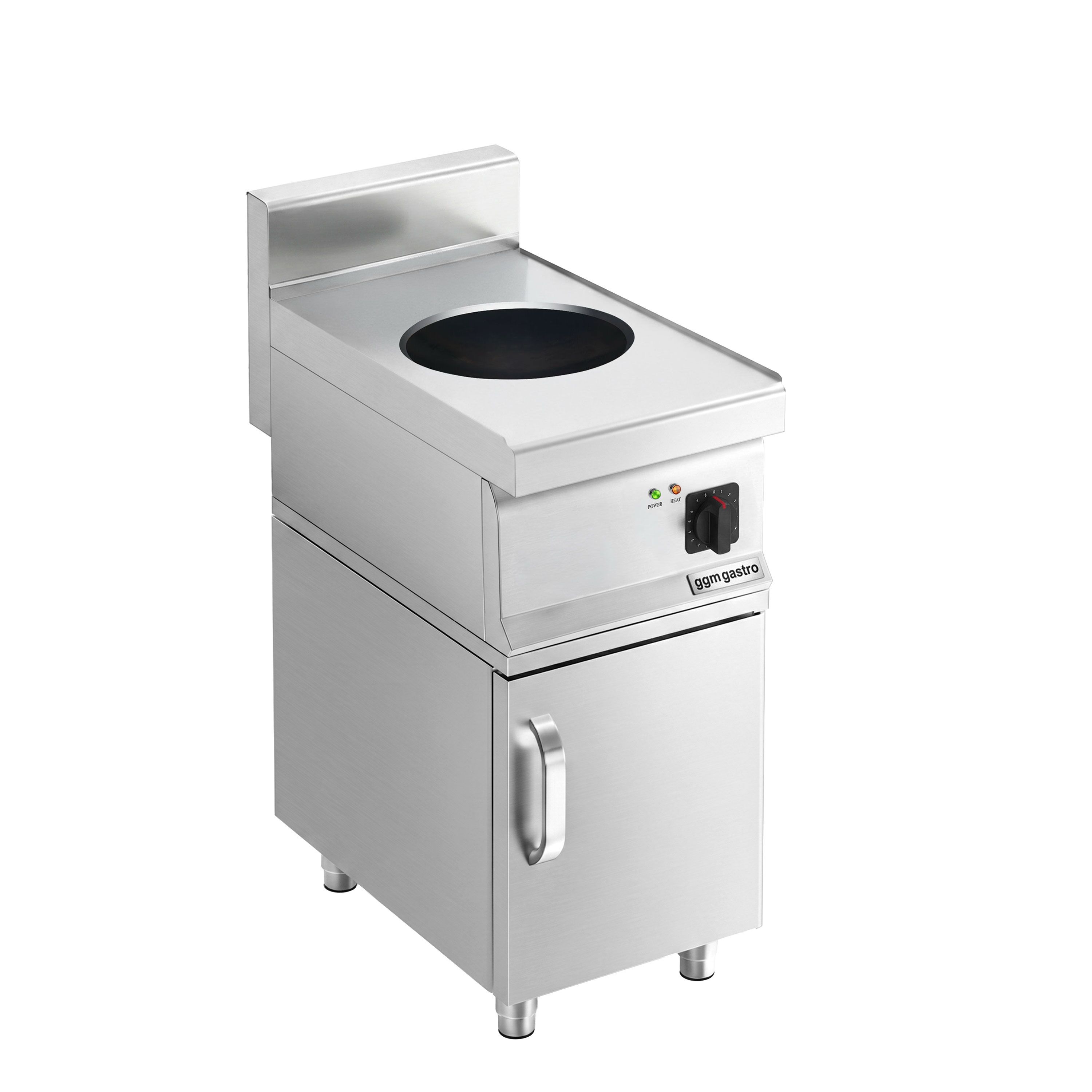 Wok à induction - 3,5 kW - incl. soubassement avec 1 porte