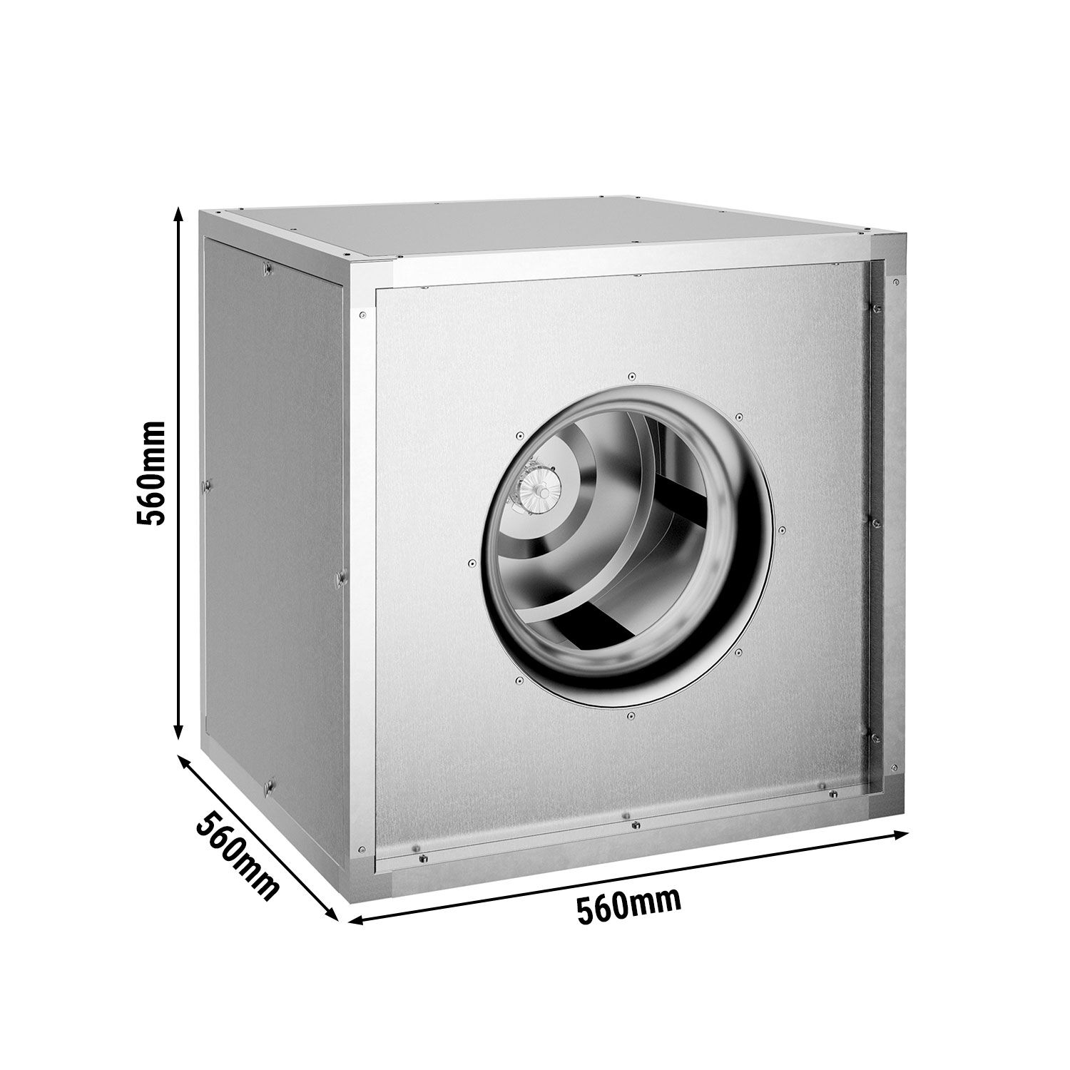Caisson de ventilation PRO - Ventilateur caisson pour hotte - 4000m³/h - 400V Triphasé