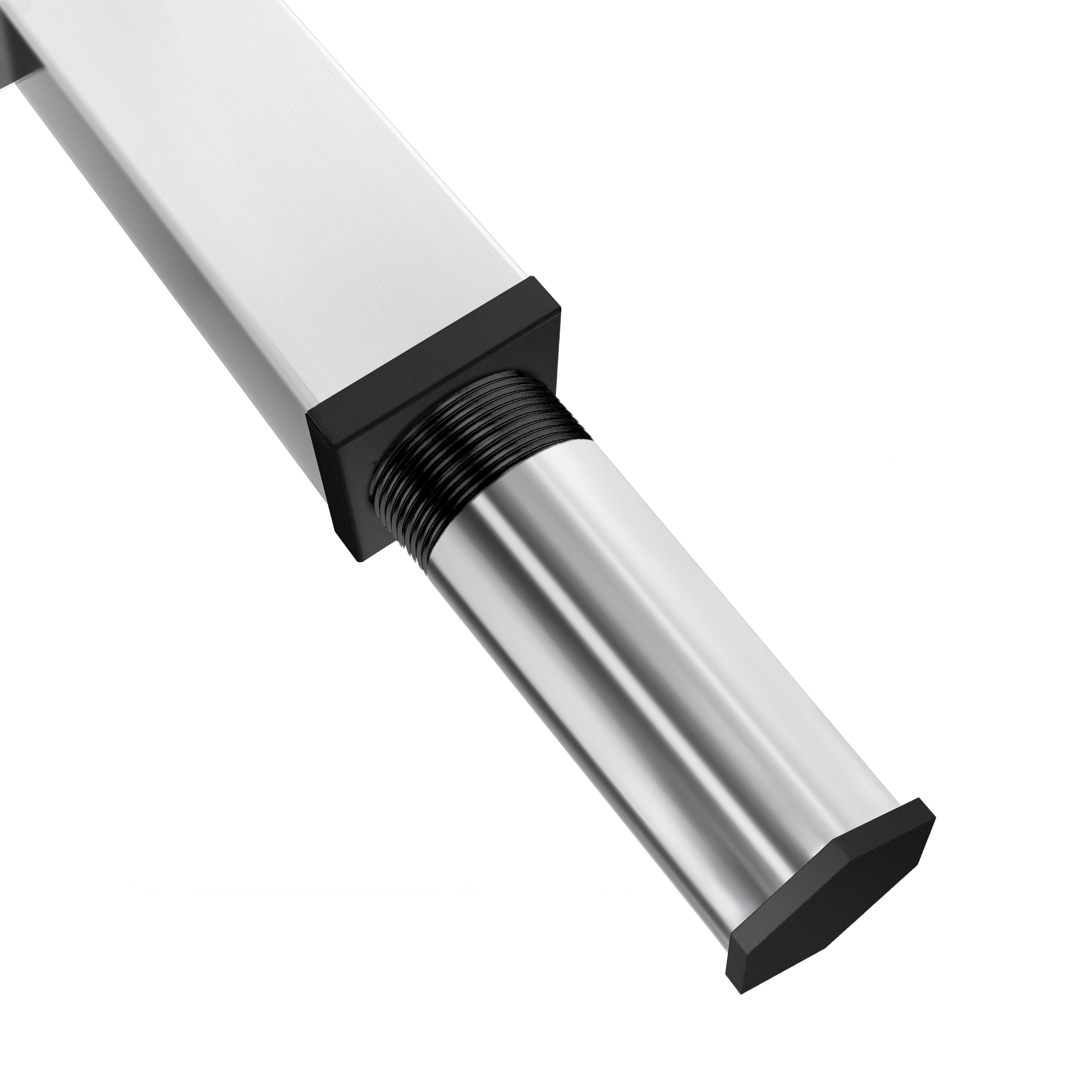 Stół roboczy centralny ze stali nierdzewnej PREMIUM - 600x700mm - z półką - z deską do krojenia Biały
