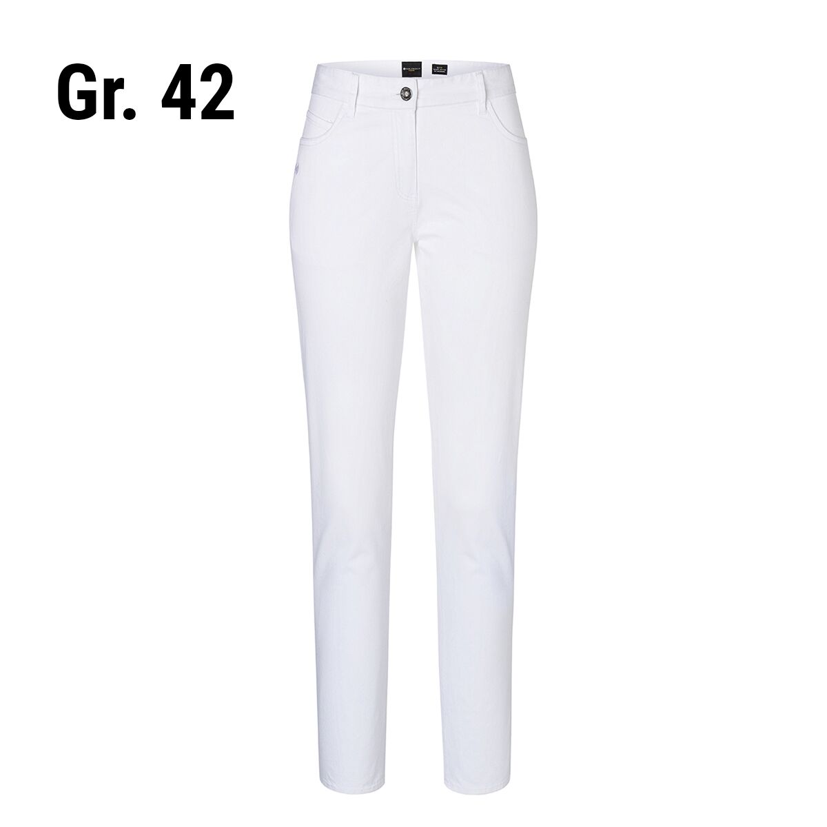 KARLOWSKY | Pantalon 5 poches femme - Blanc - Taille : 42