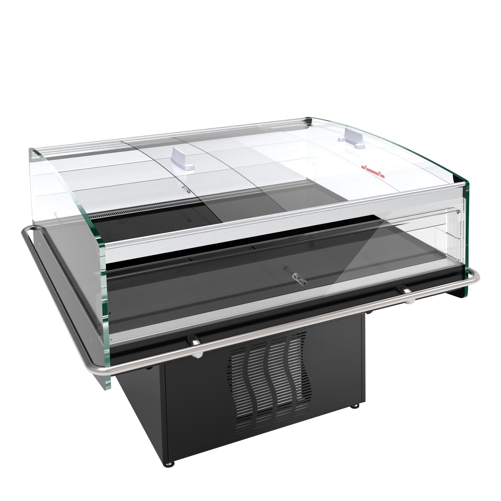 Commercial Island Chiller - 1380x1173mm - 1310 Litres - Black