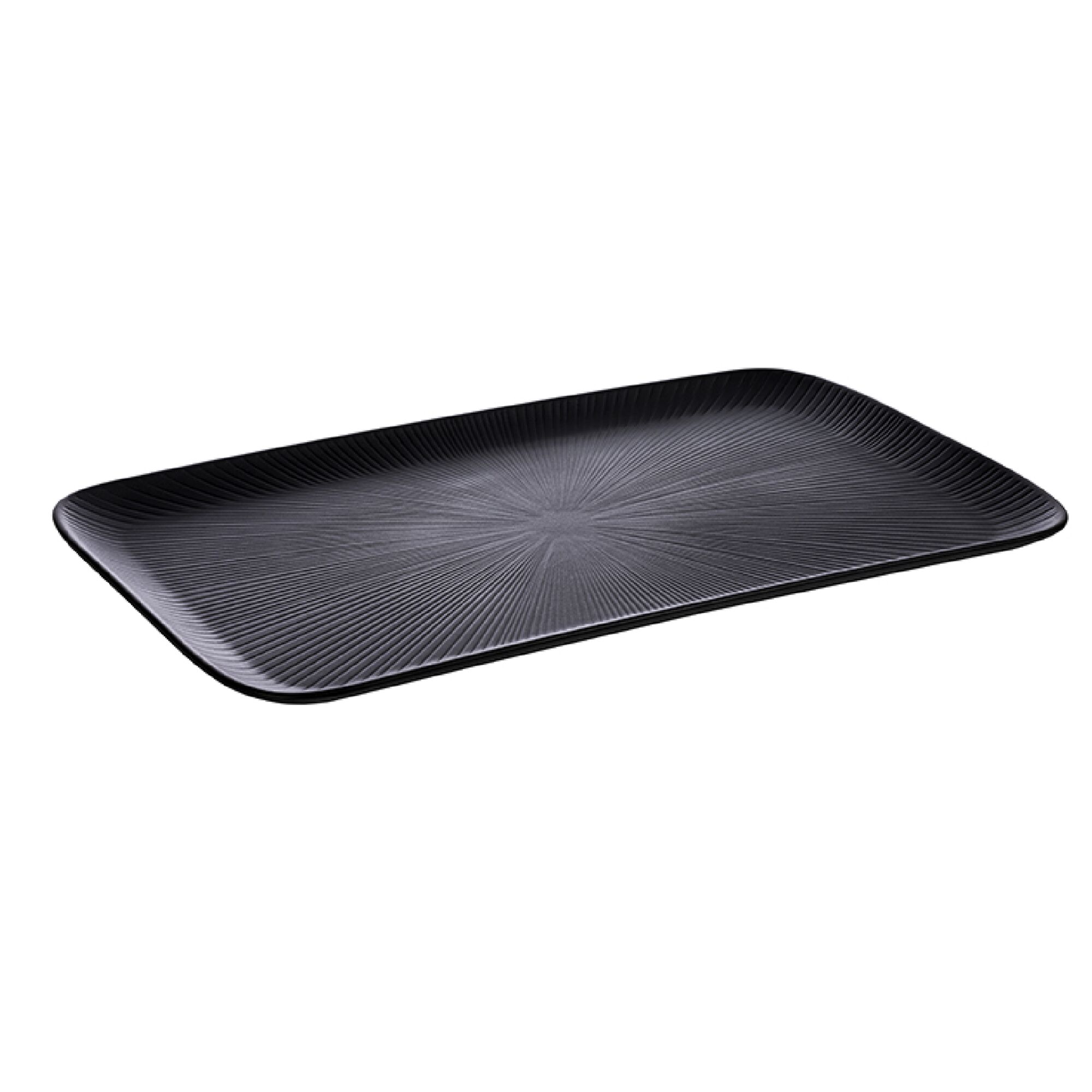 (6 pièces) Plateau GN 1/1 – NERO – Mélamine – Hauteur : 25 mm – Noir