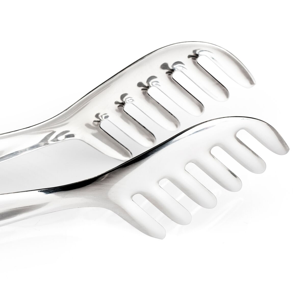 (4 Stück) Pasta - Spaghettizange - Länge: 210mm - Edelstahl